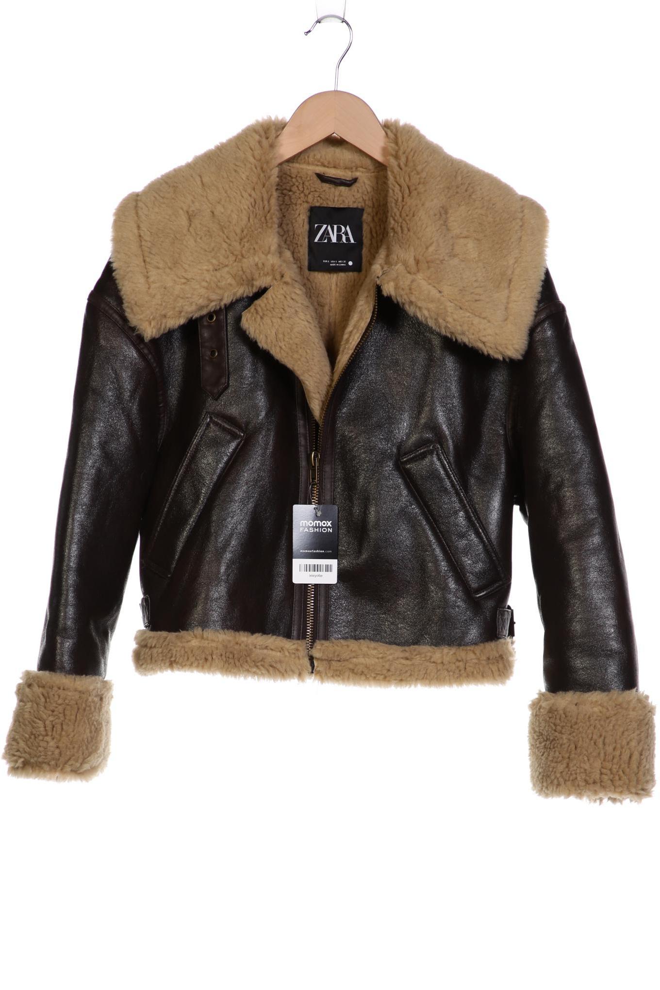 

Zara Damen Jacke, braun, Gr. 36