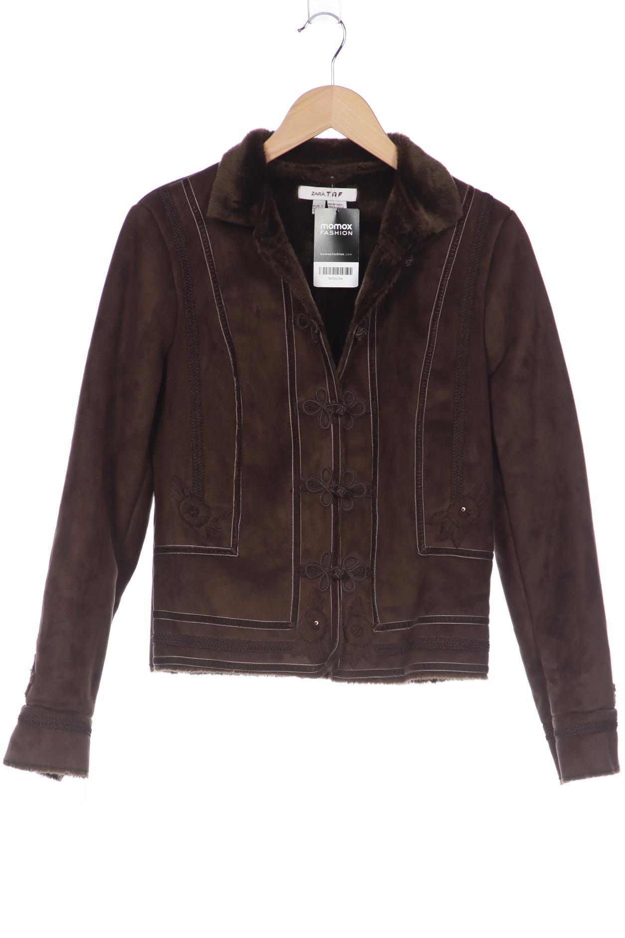 

ZARA Damen Jacke, braun