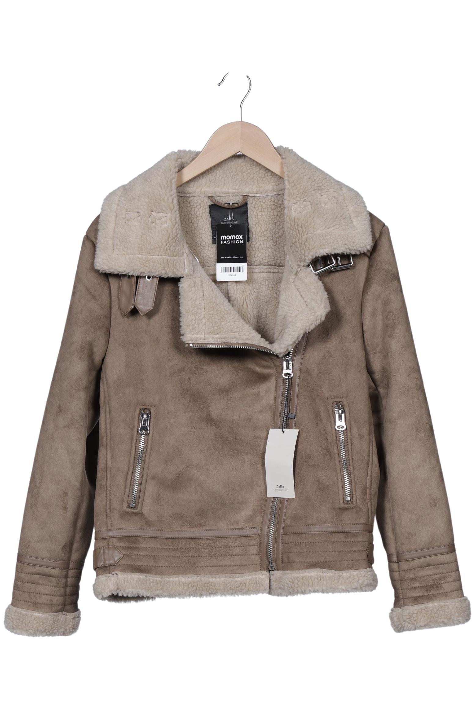 

Zara Damen Jacke, beige, Gr. 42