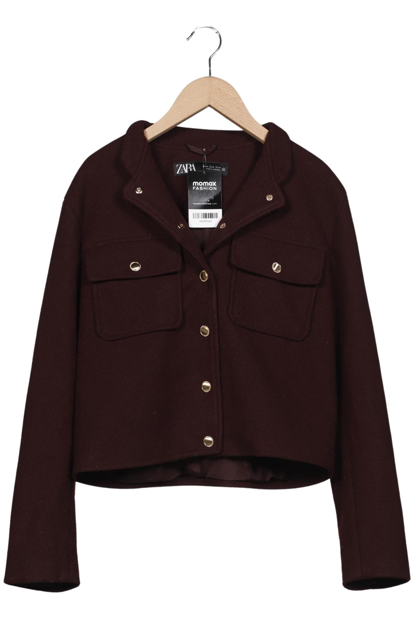 

Zara Damen Jacke, bordeaux, Gr. 38