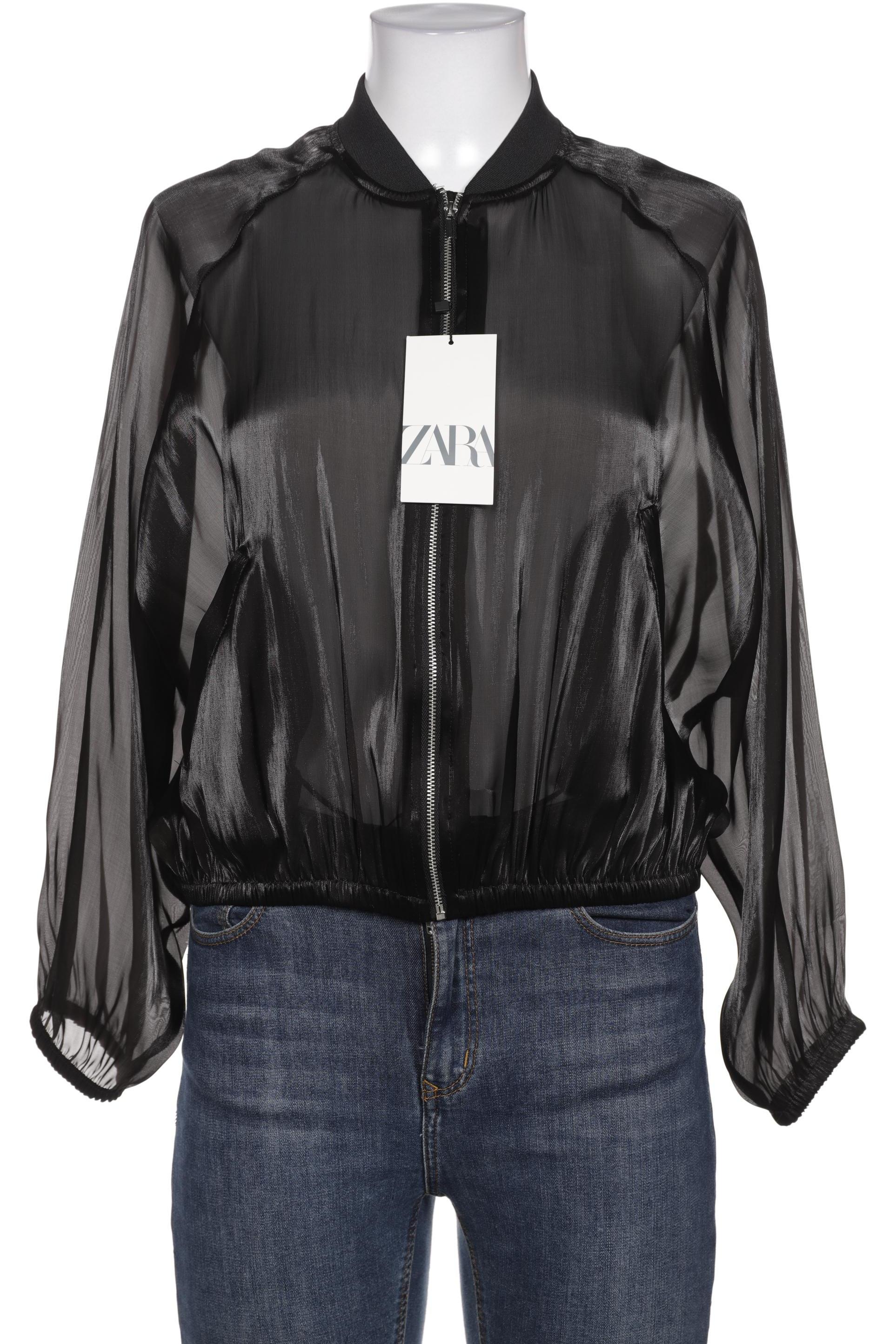 

ZARA Damen Jacke, schwarz