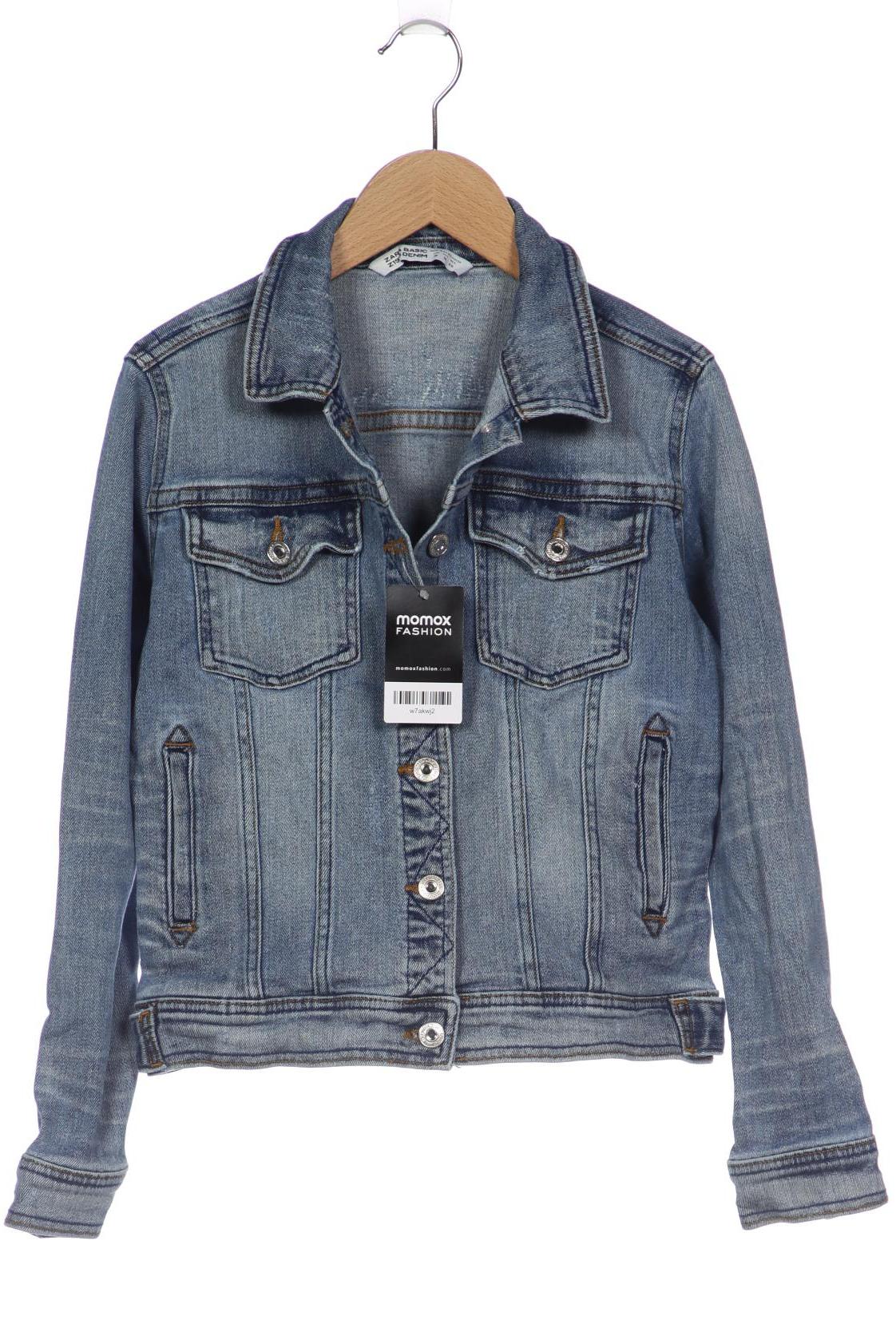 

ZARA Damen Jacke, blau