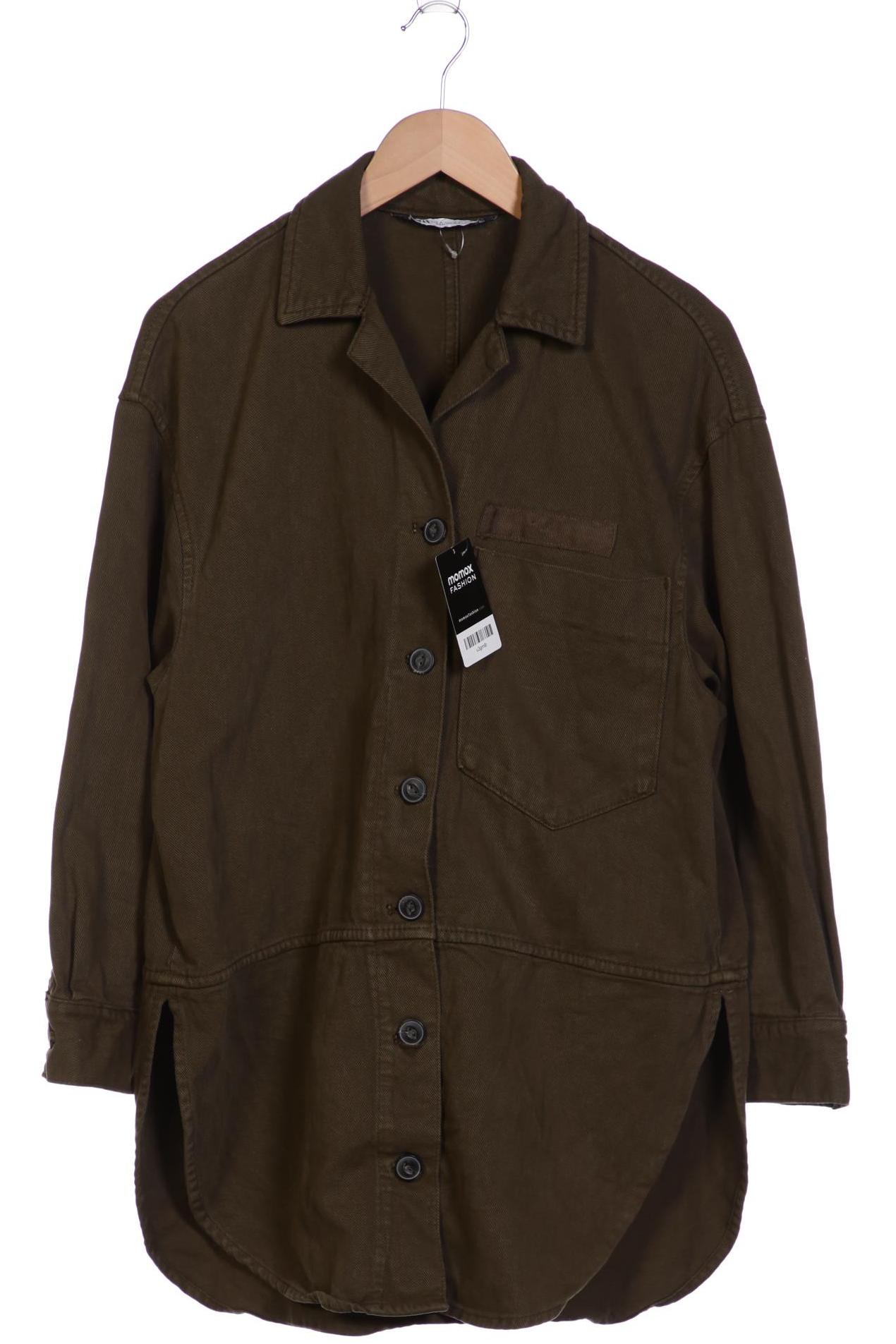 

ZARA Damen Jacke, grün