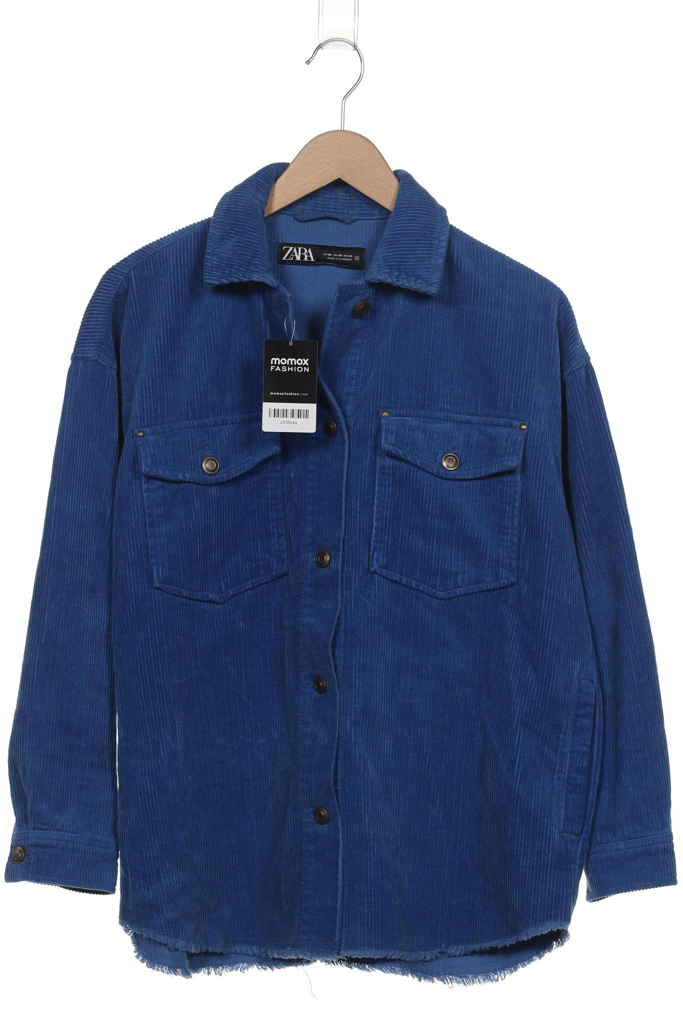 

Zara Damen Jacke, blau, Gr. 34