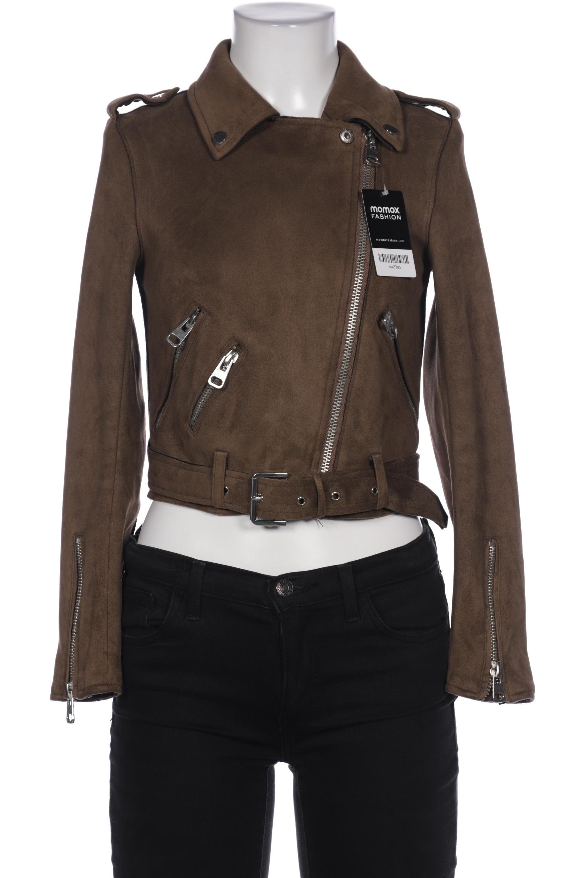 

ZARA Damen Jacke, braun