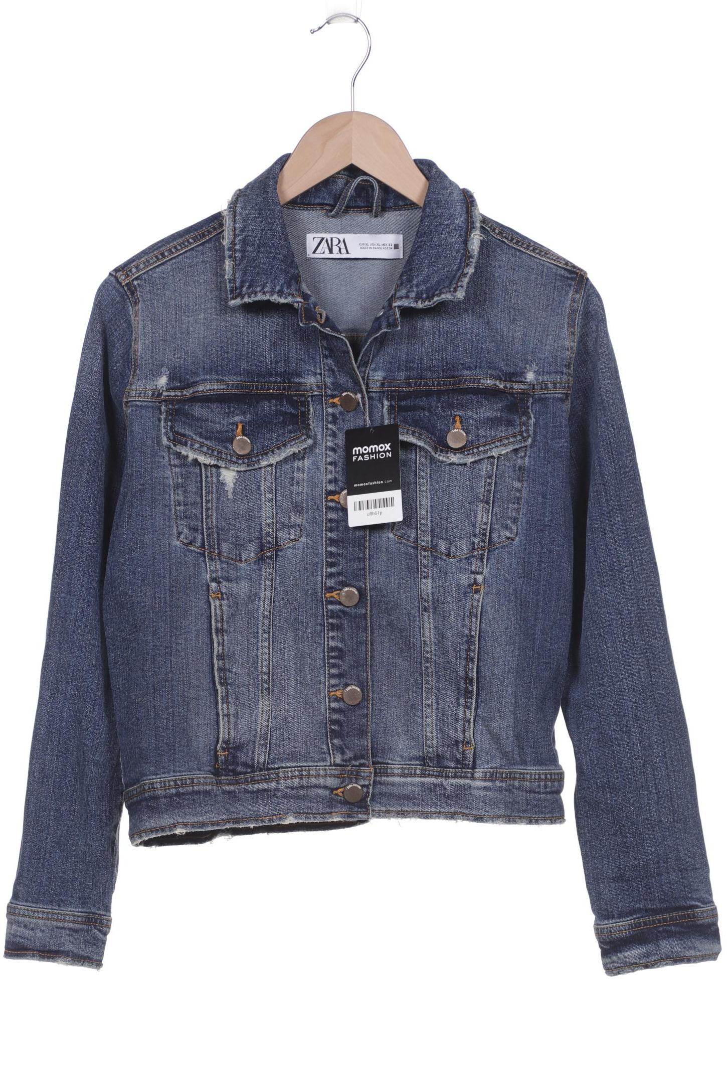 

ZARA Damen Jacke, blau