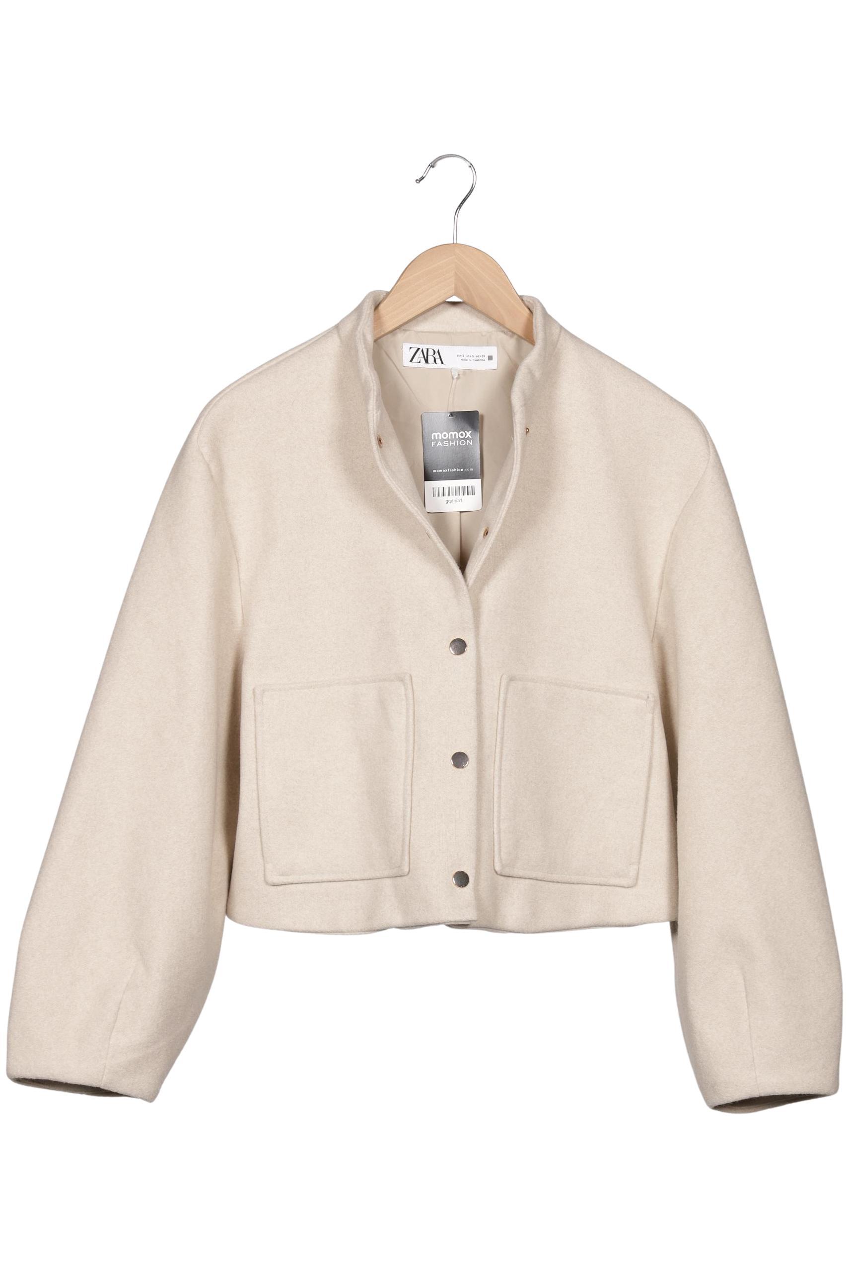 

Zara Damen Jacke, beige, Gr. 36