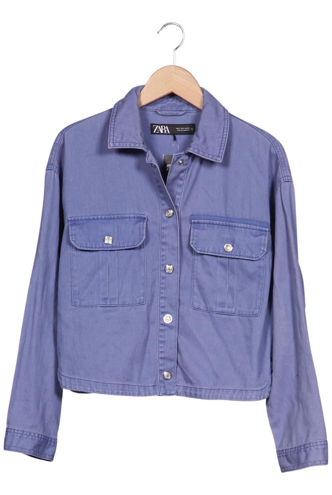 

Zara Damen Jacke, blau, Gr. 36