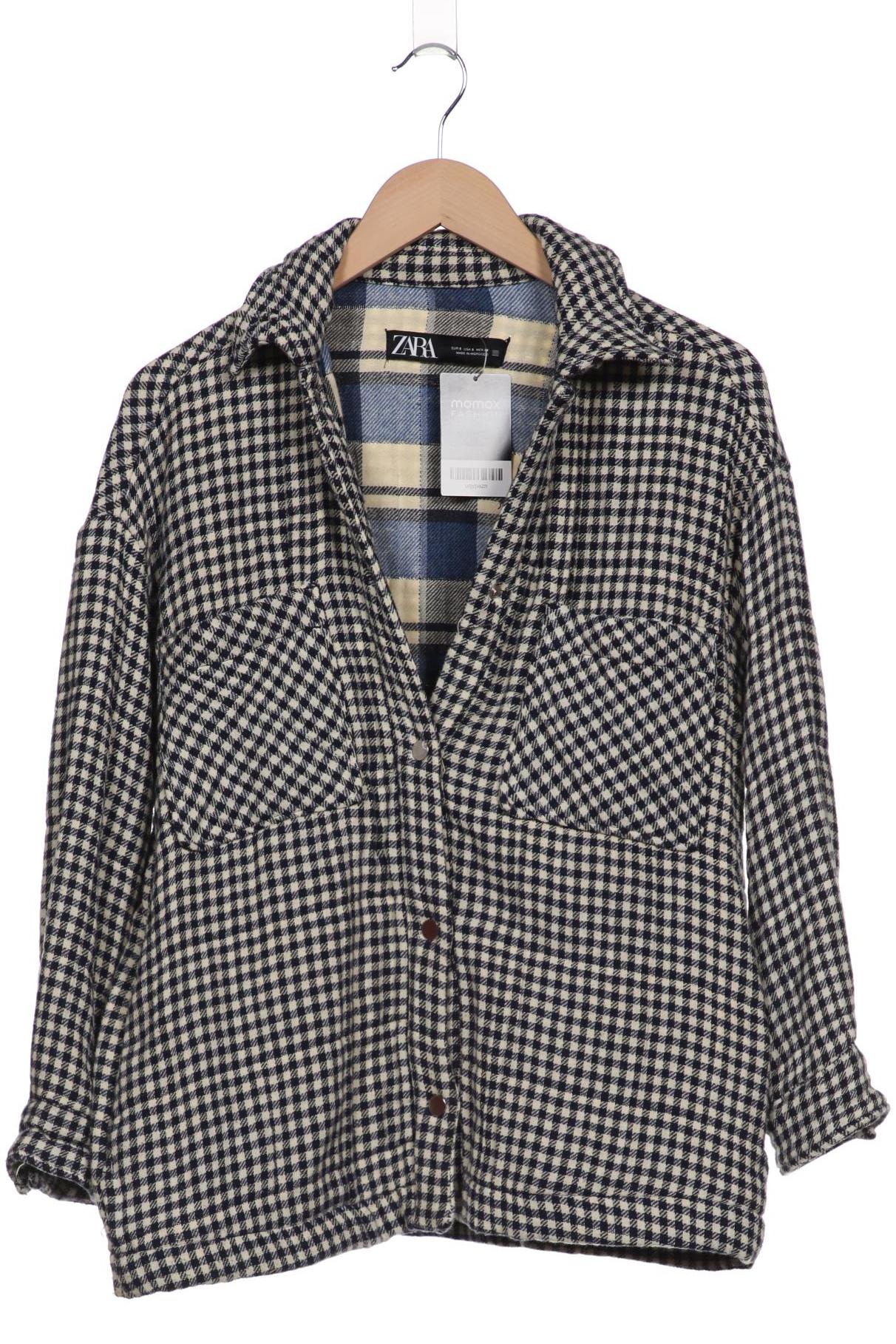 

ZARA Damen Jacke, marineblau