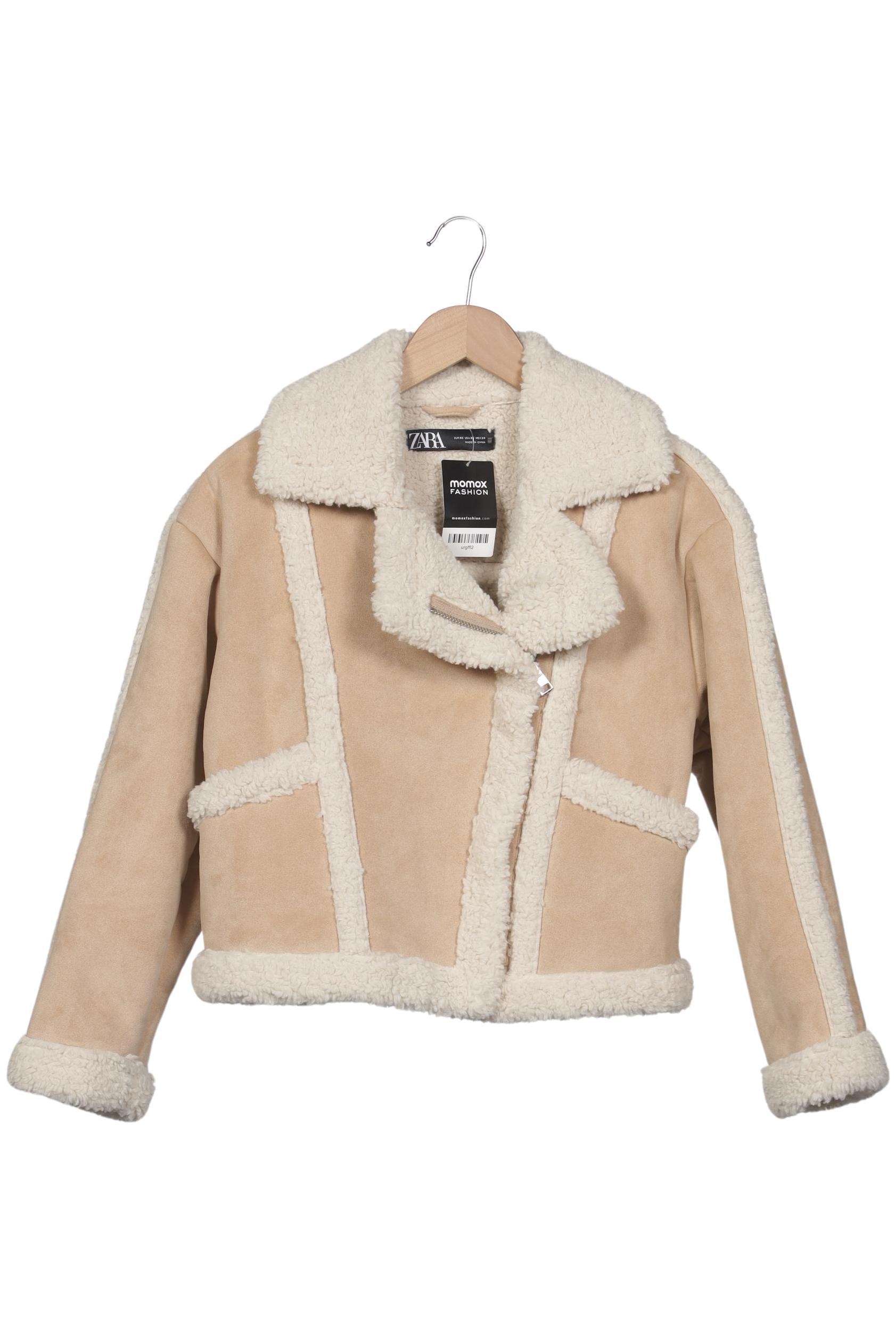 

Zara Damen Jacke, beige, Gr. 34