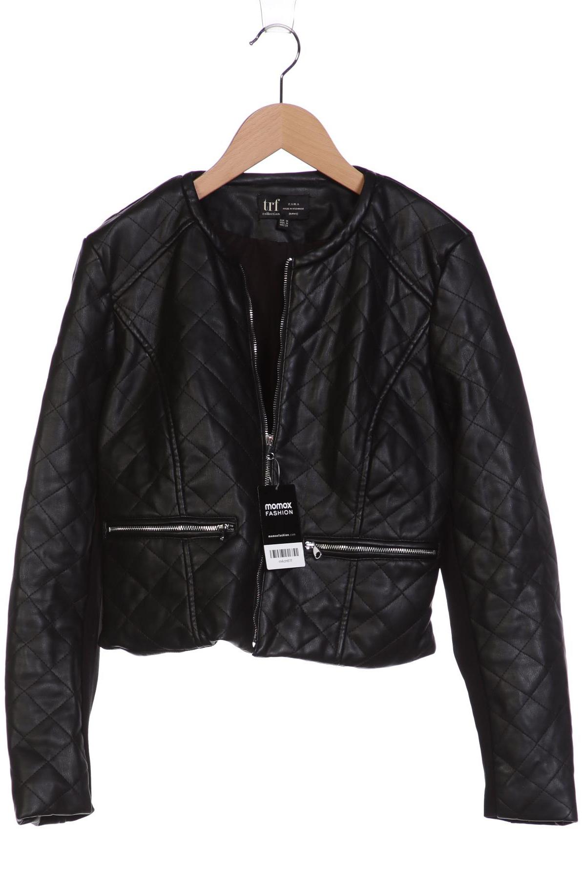 

ZARA Damen Jacke, schwarz