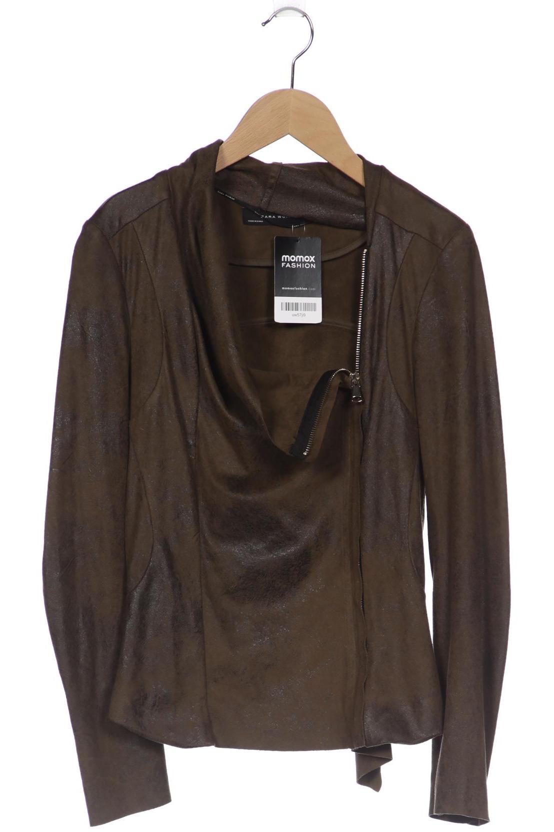 

ZARA Damen Jacke, grün