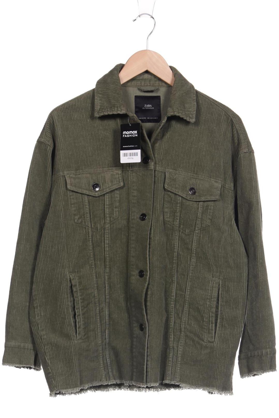 

ZARA Damen Jacke, grün