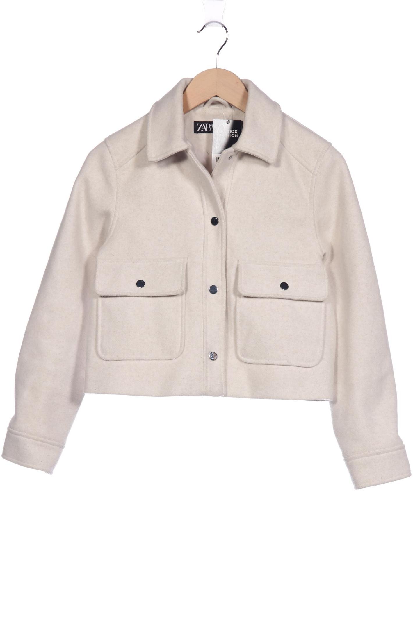 

Zara Damen Jacke, beige, Gr. 34