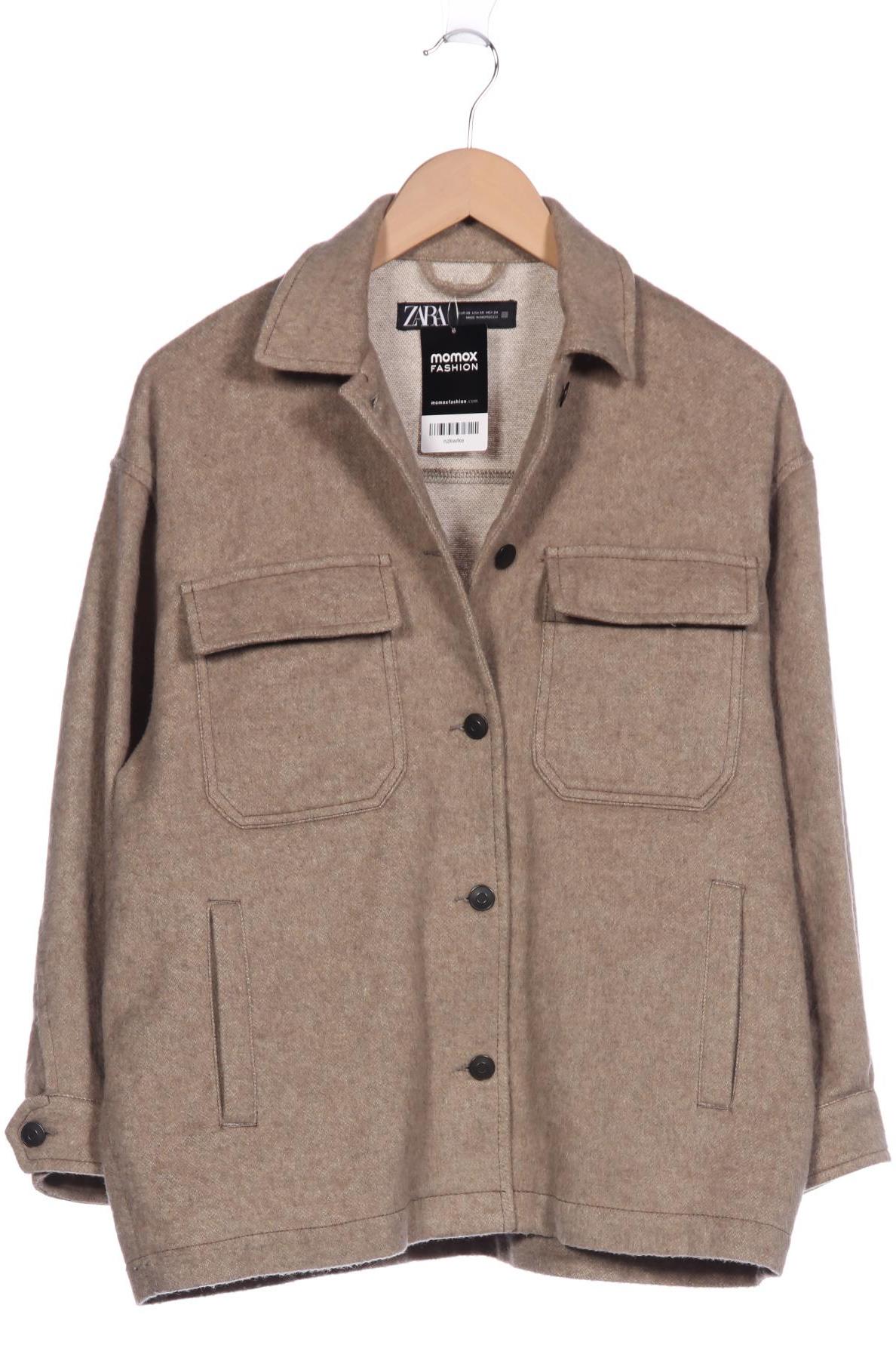

Zara Damen Jacke, beige, Gr. 34