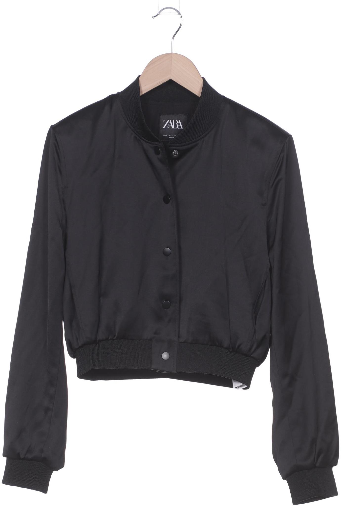 

ZARA Damen Jacke, schwarz