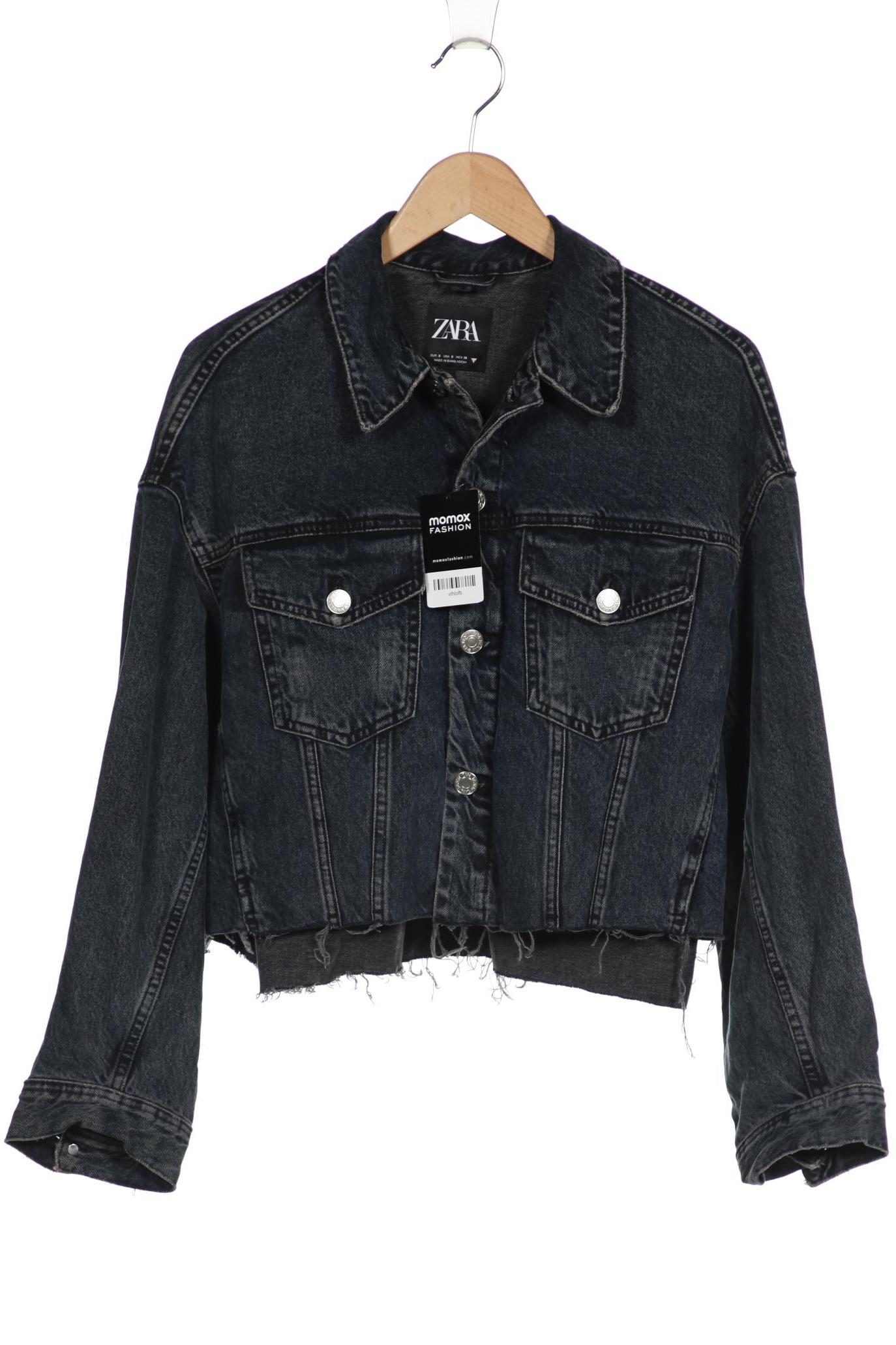 

ZARA Damen Jacke, marineblau