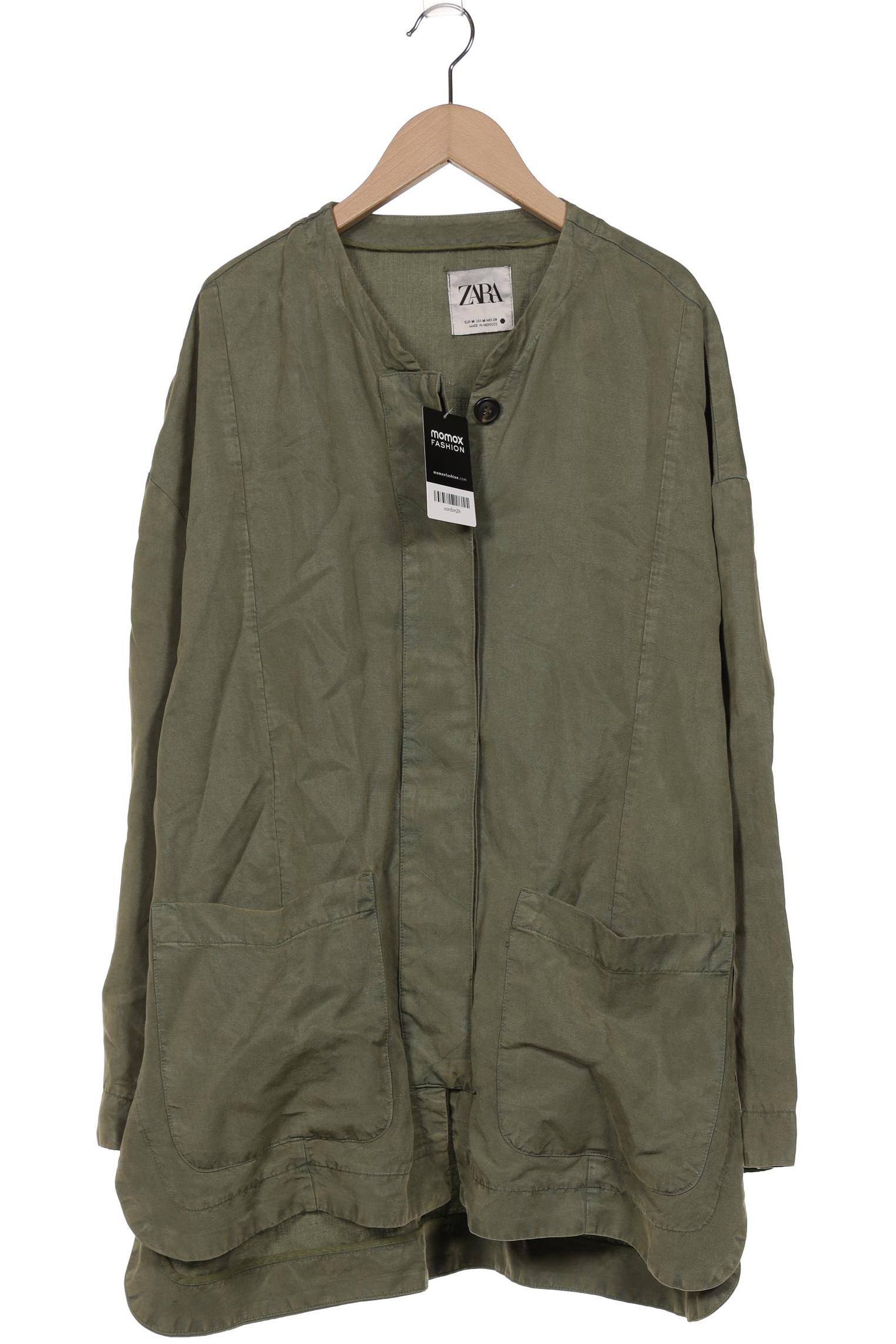 

ZARA Damen Jacke, grün
