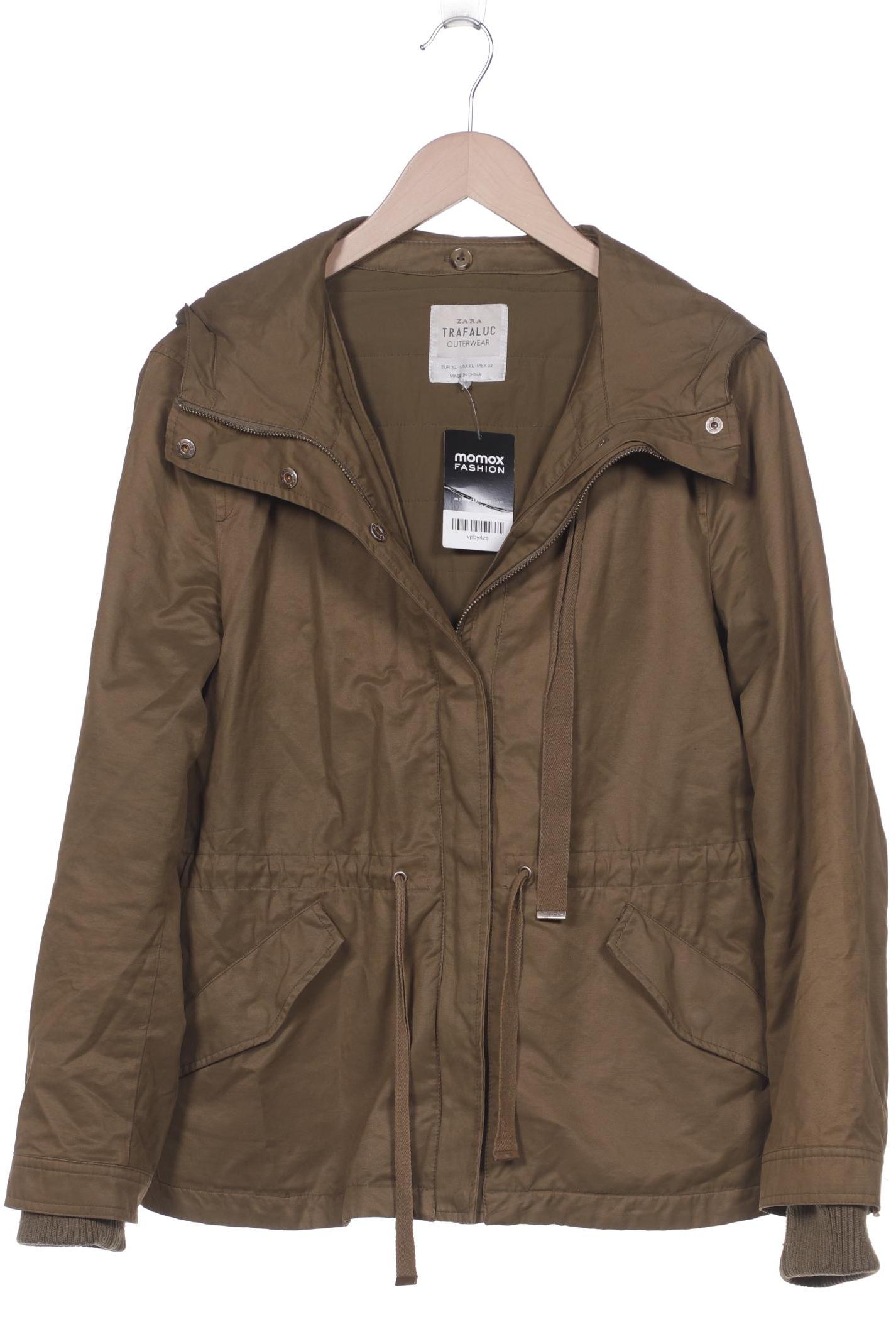 

ZARA Damen Jacke, grün