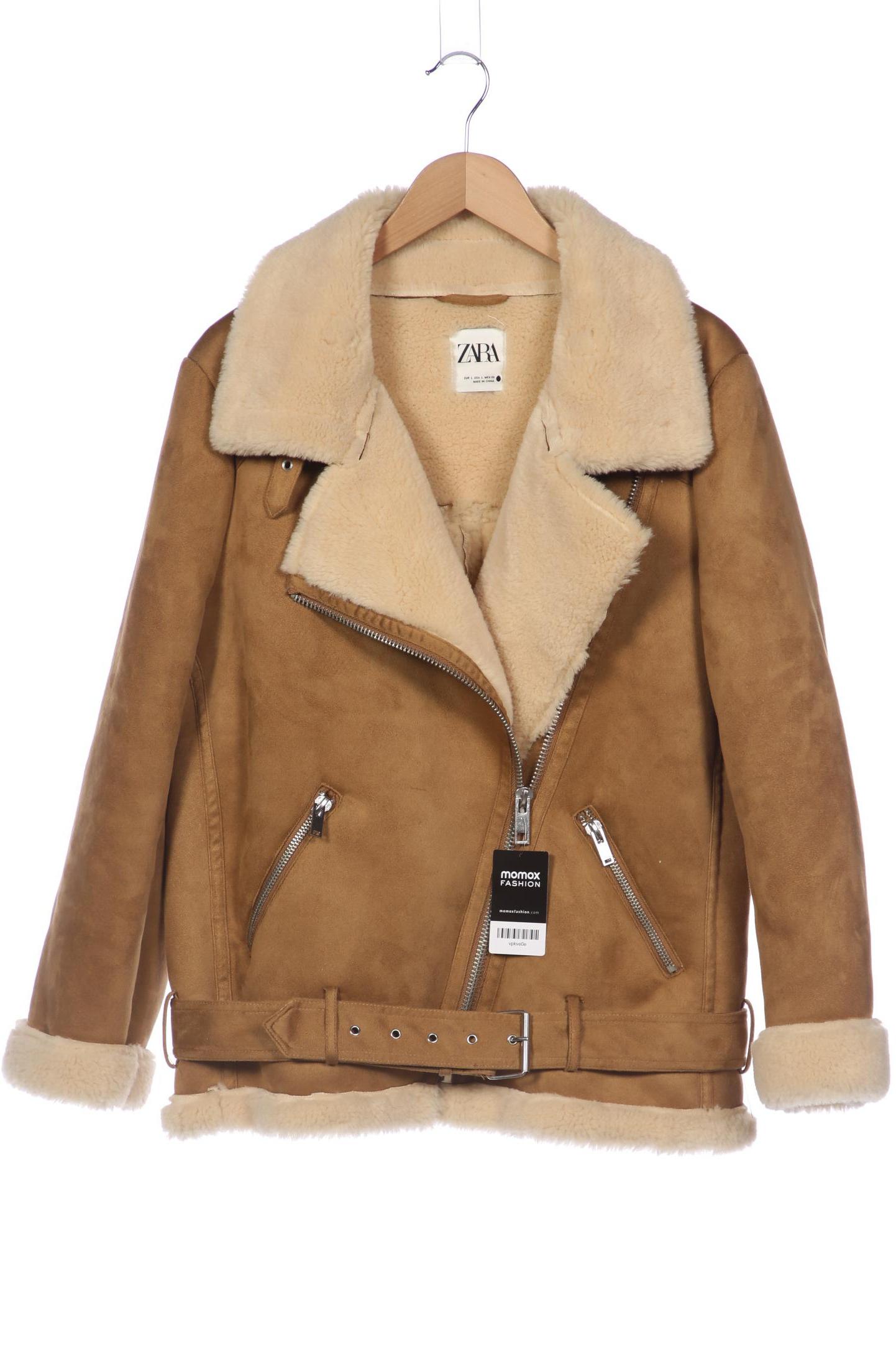 

Zara Damen Jacke, beige, Gr. 42