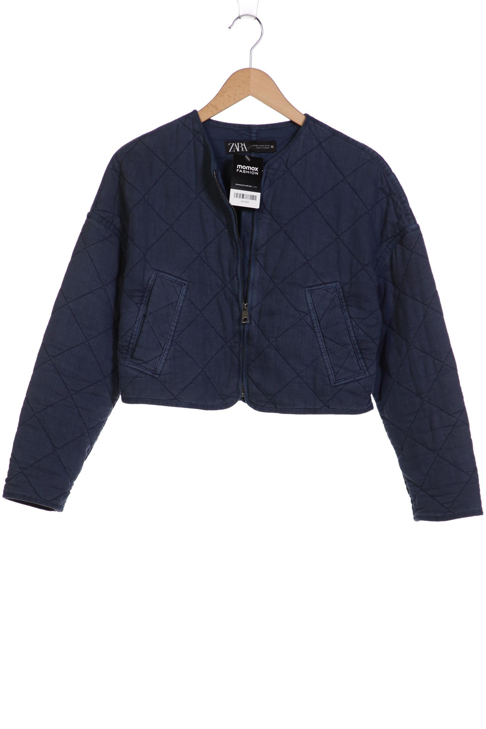 

Zara Damen Jacke, marineblau, Gr. 34