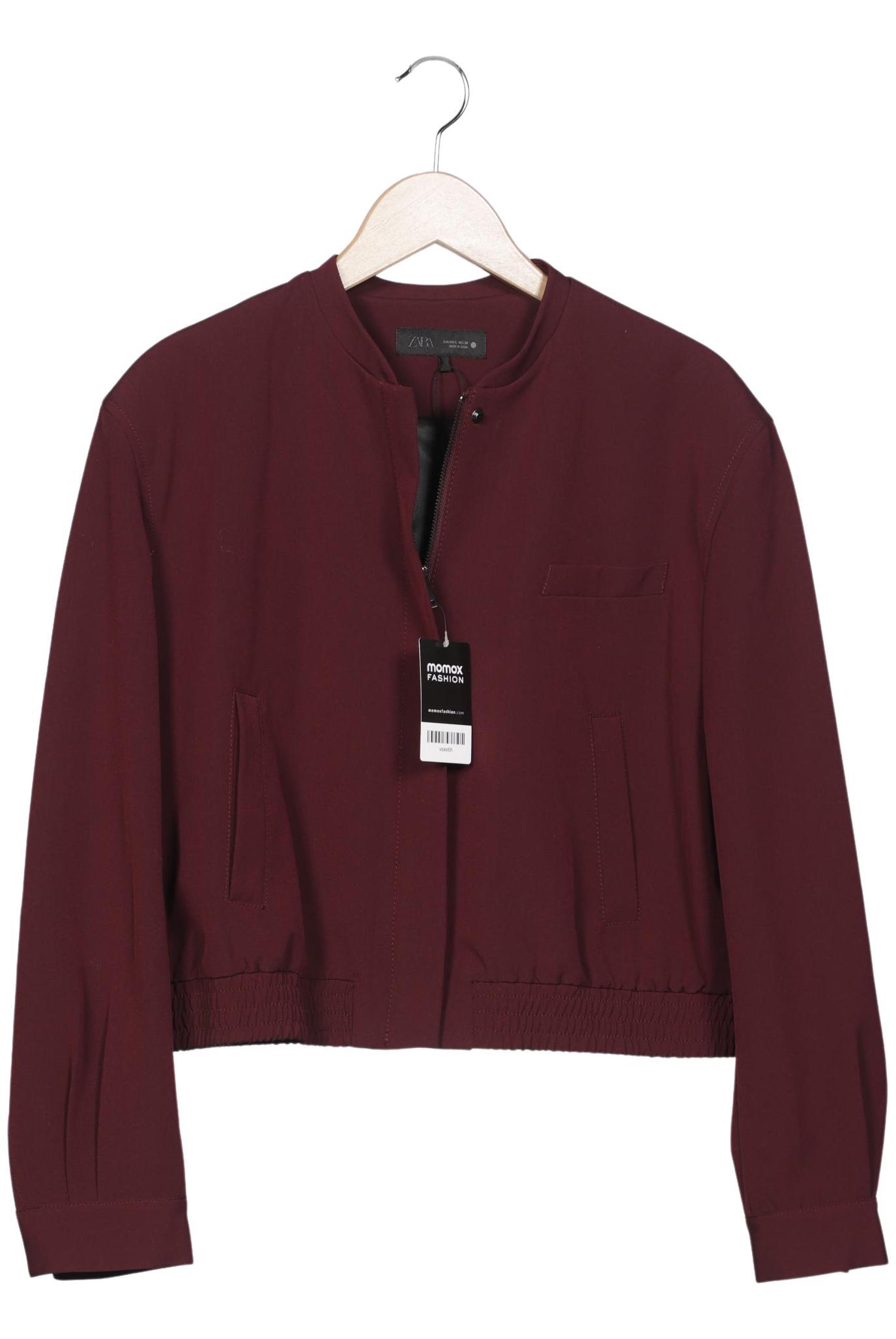 

Zara Damen Jacke, bordeaux, Gr. 42