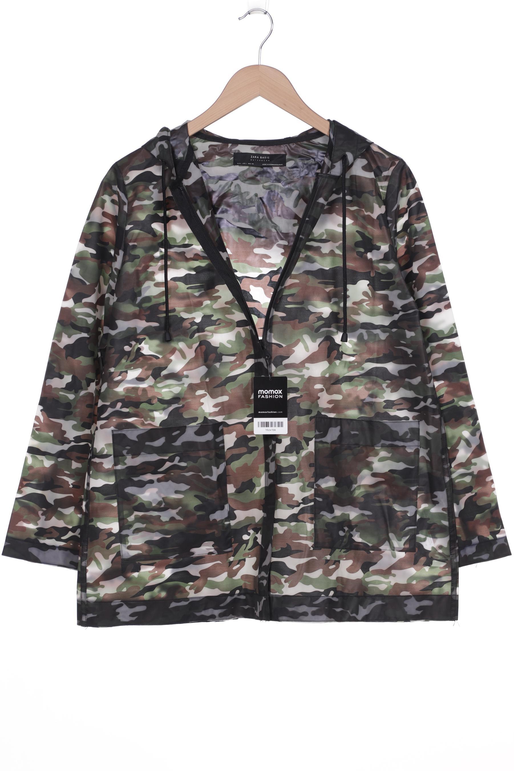 

ZARA Damen Jacke, grün
