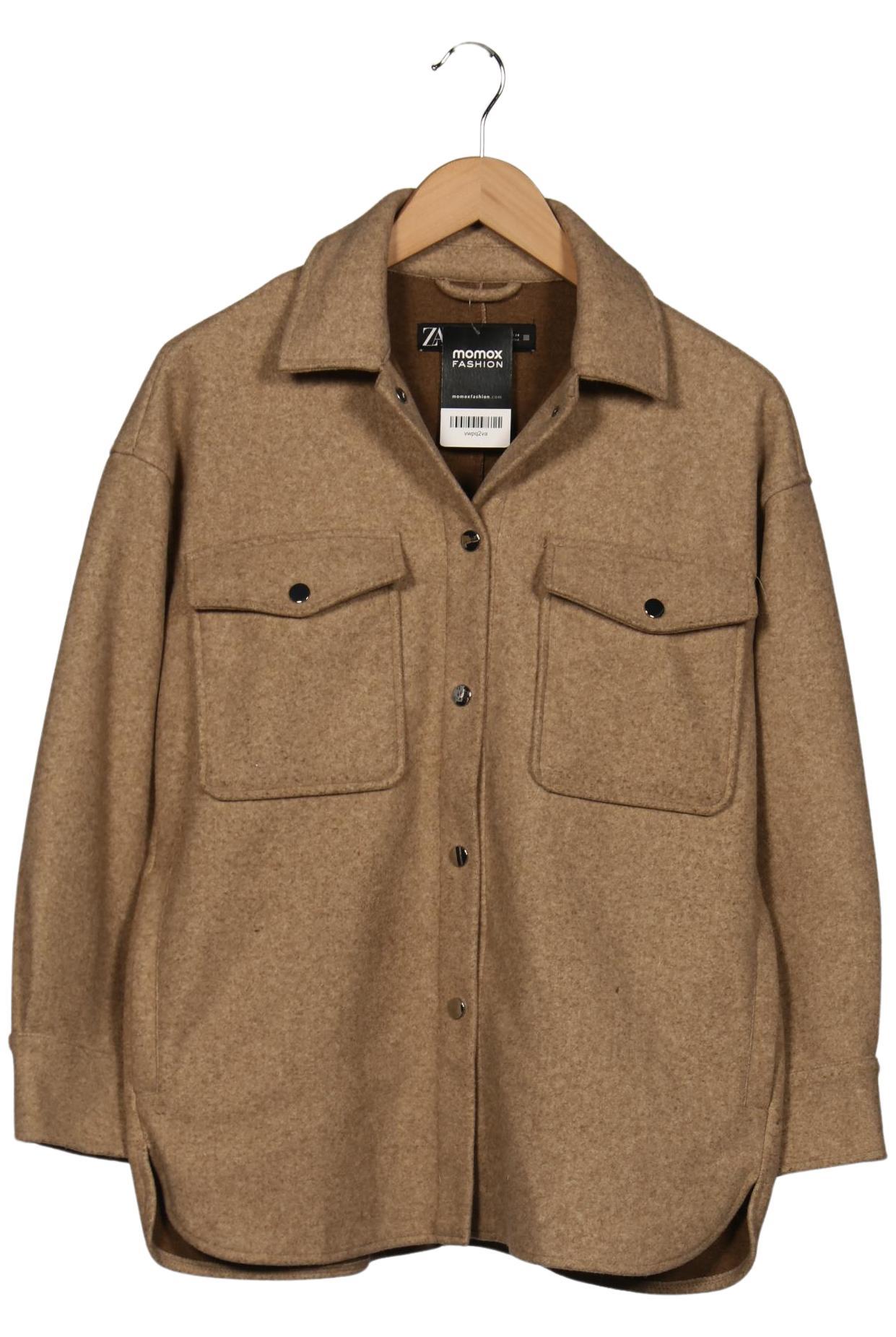 

Zara Damen Jacke, beige, Gr. 34