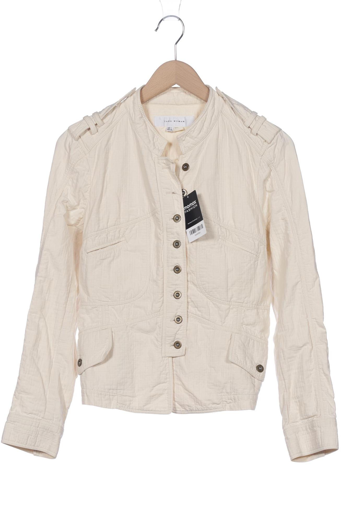 

Zara Damen Jacke, cremeweiß, Gr. 42