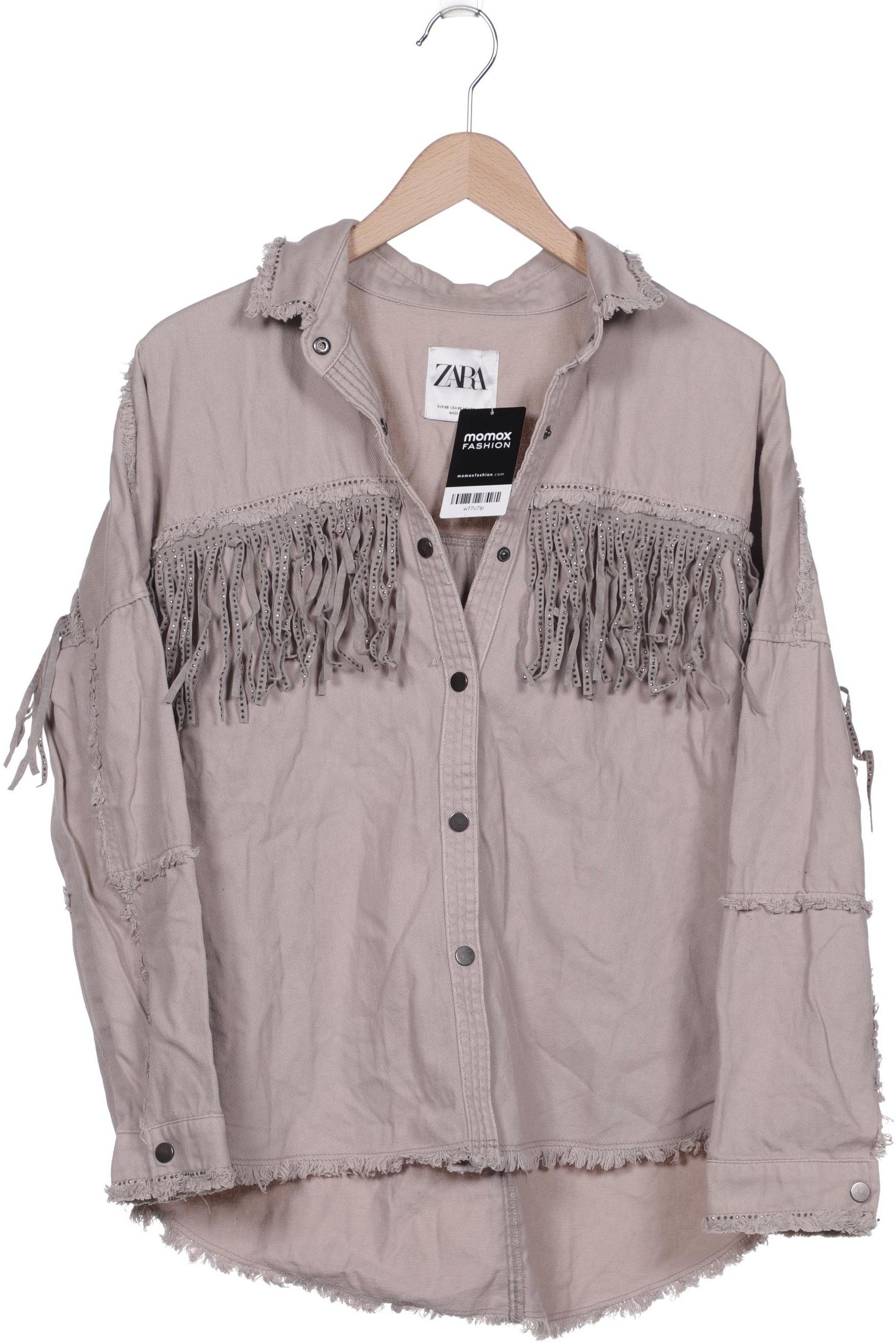 

ZARA Damen Jacke, beige