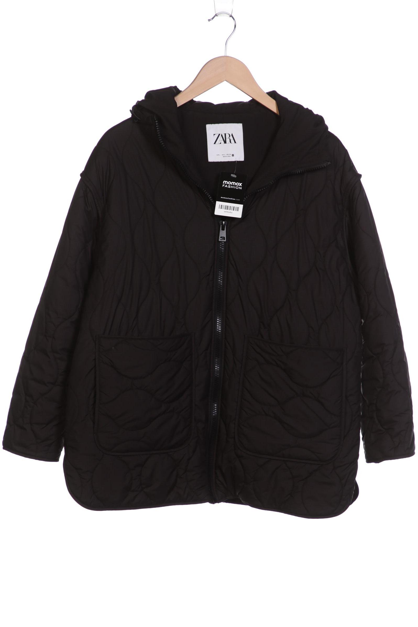 

ZARA Damen Jacke, schwarz