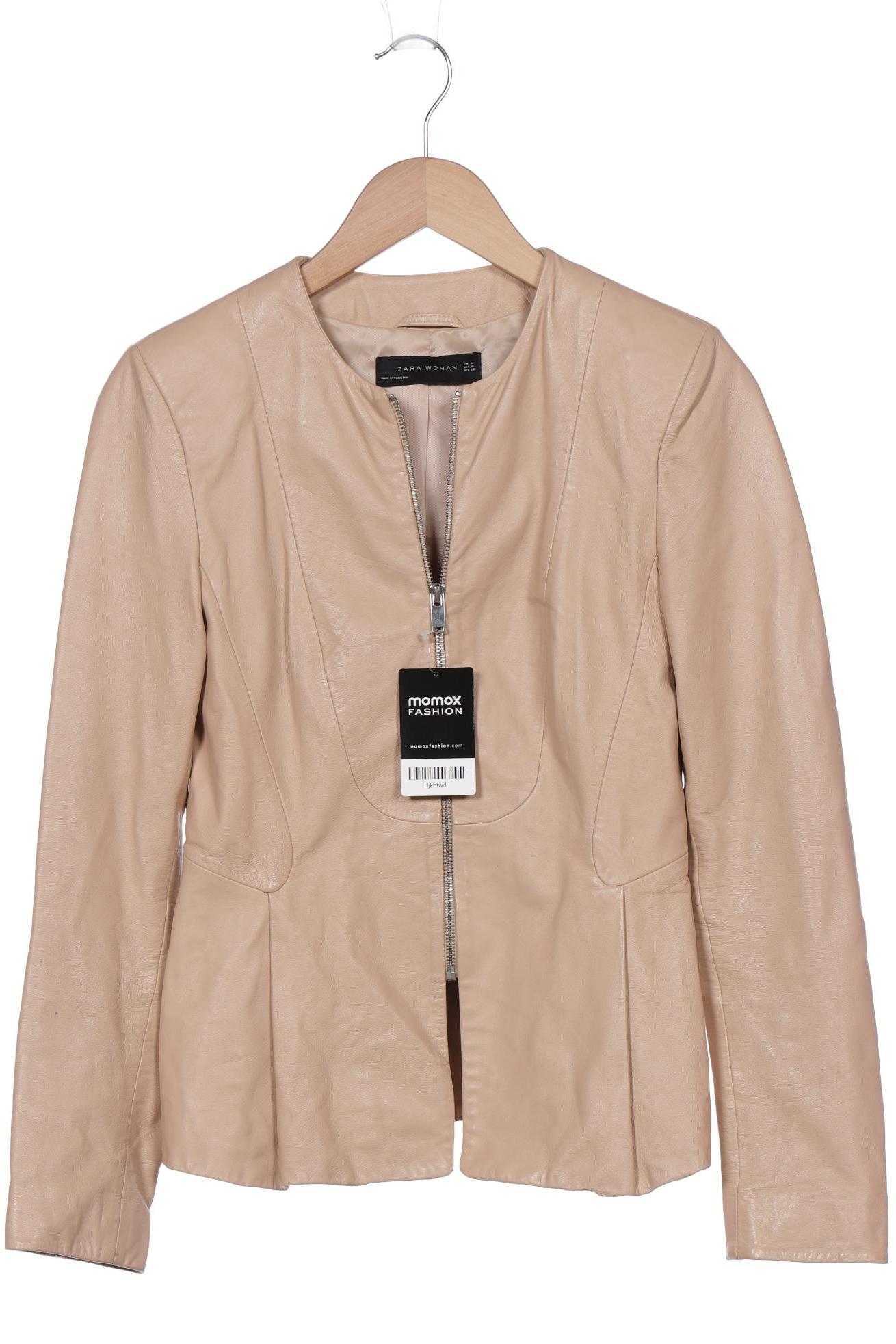

Zara Damen Jacke, beige, Gr. 38