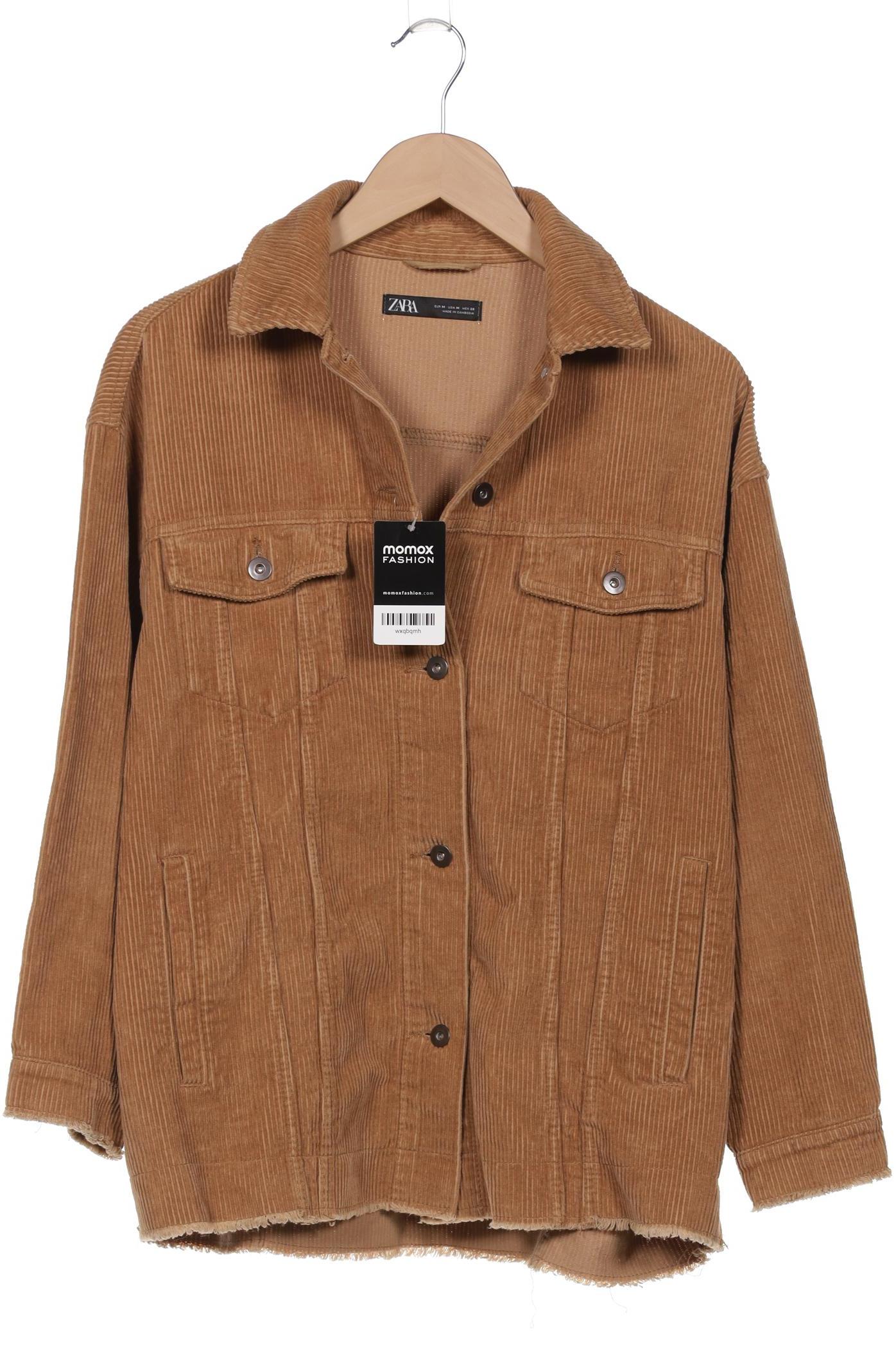 

Zara Damen Jacke, beige, Gr. 38