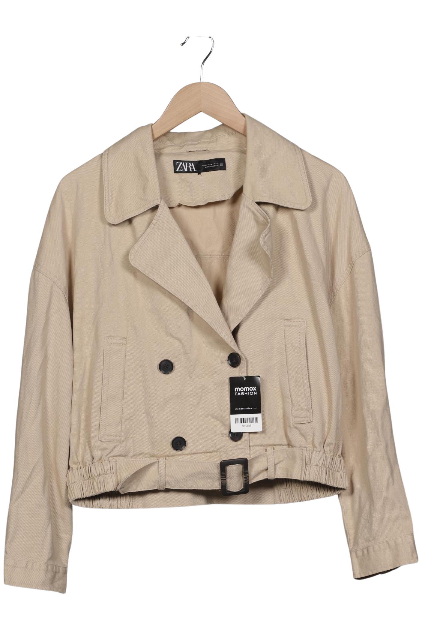 

Zara Damen Jacke, beige, Gr. 38