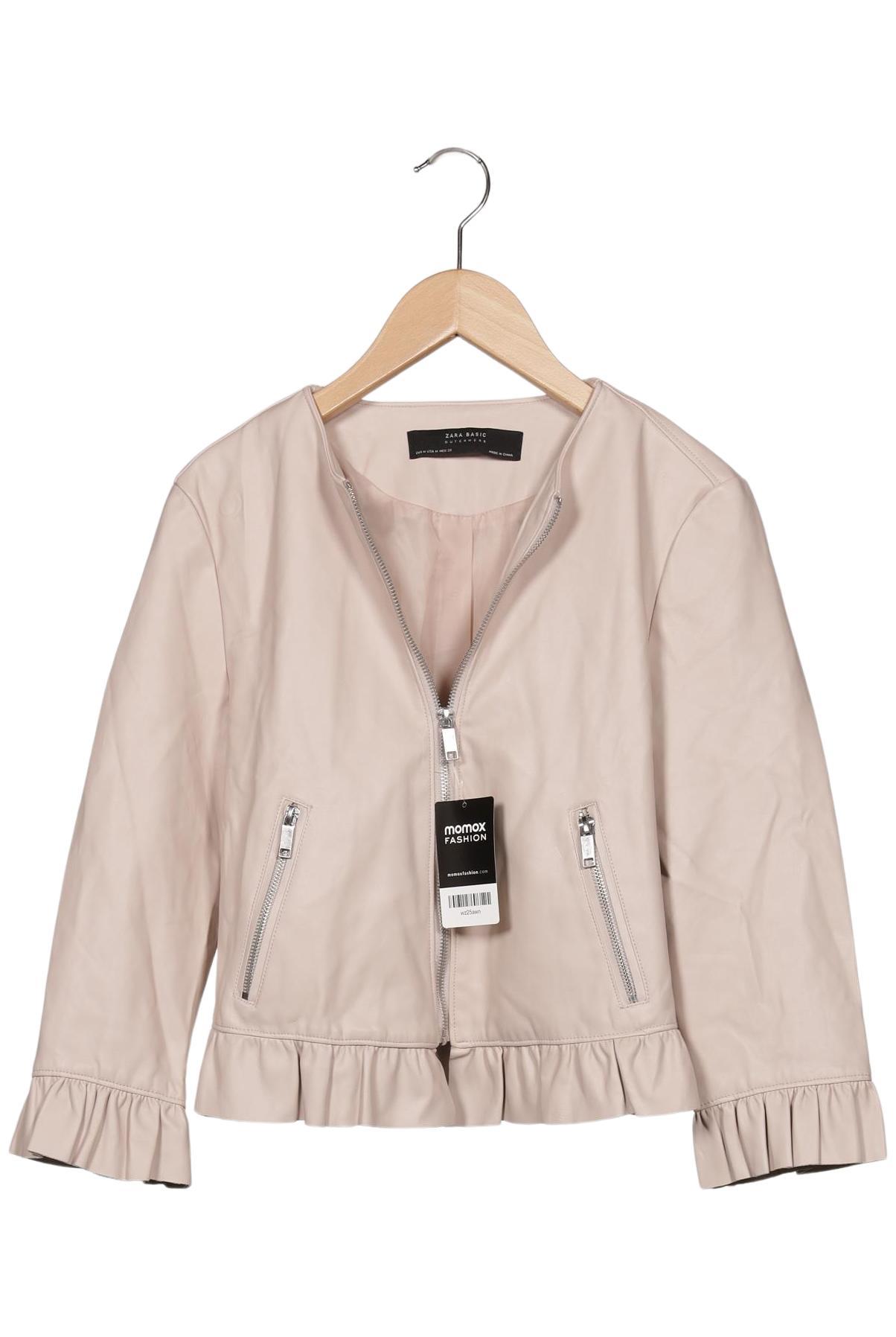 

Zara Damen Jacke, beige, Gr. 38