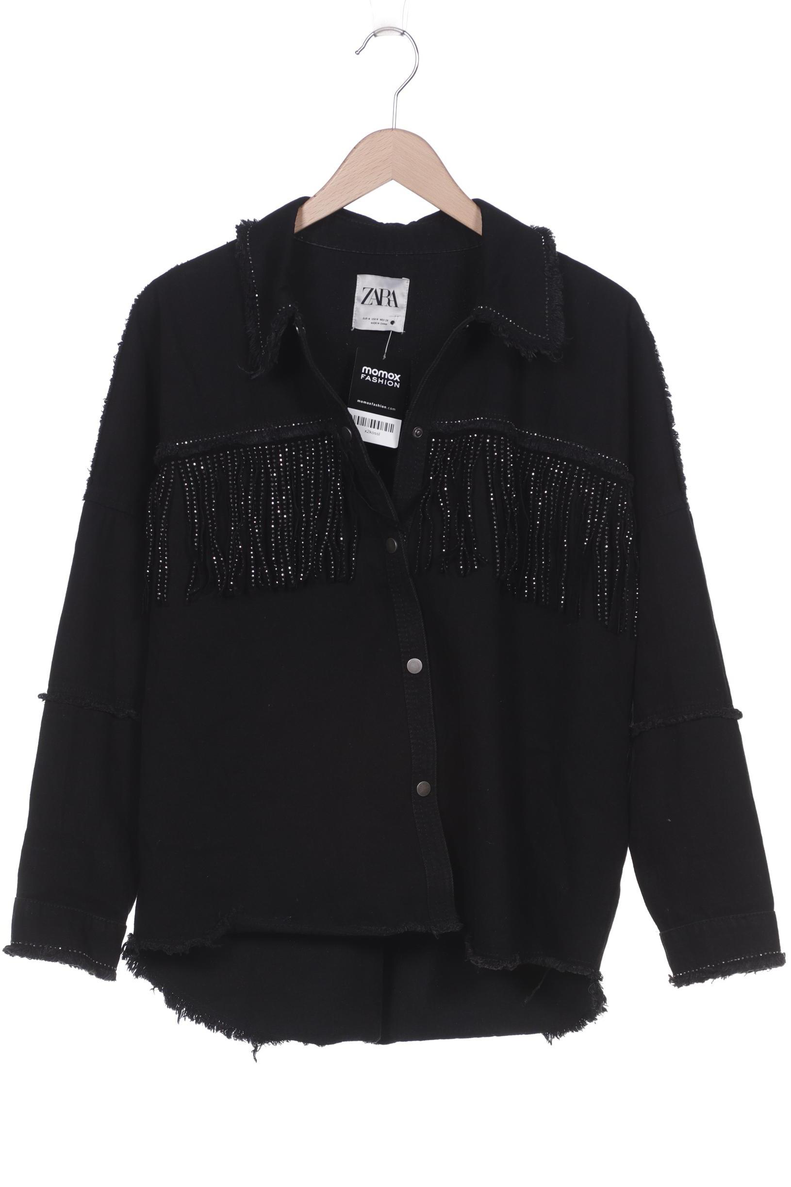 

ZARA Damen Jacke, schwarz