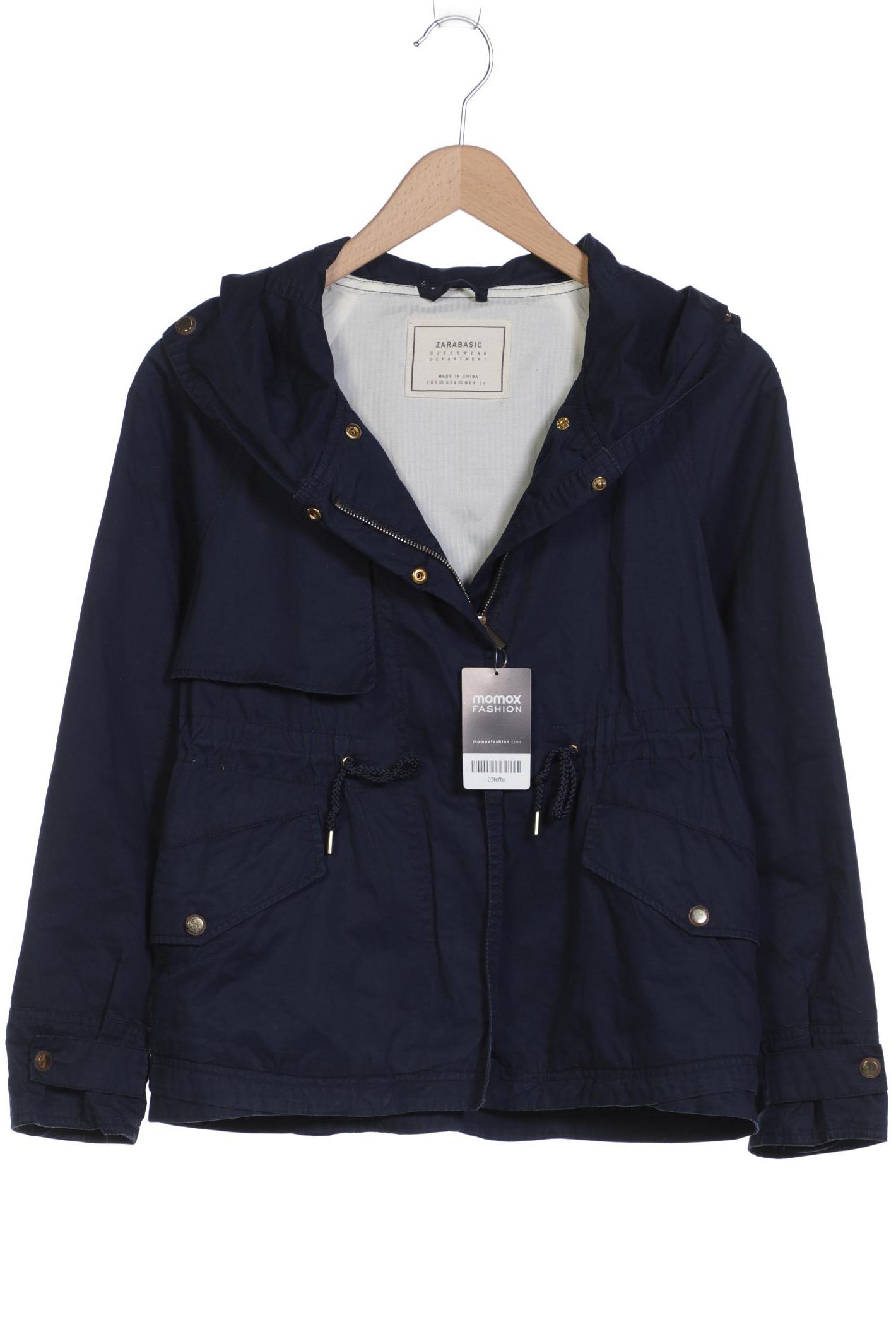 

ZARA Damen Jacke, marineblau