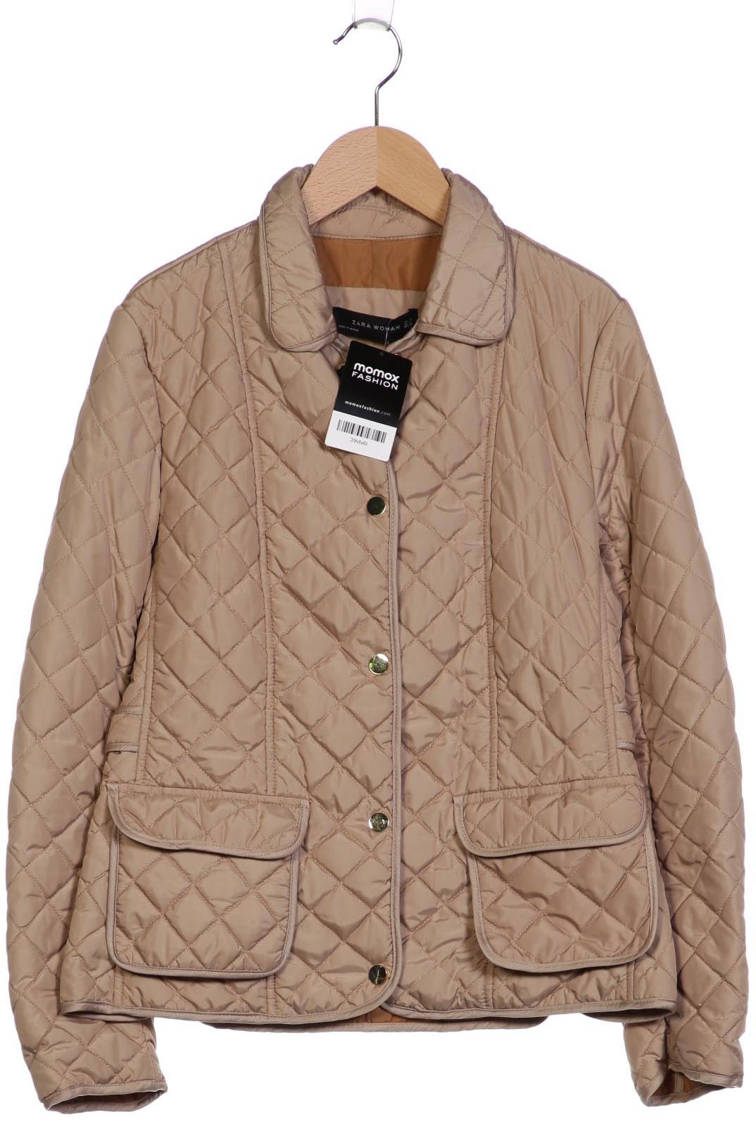 

Zara Damen Jacke, beige, Gr. 38