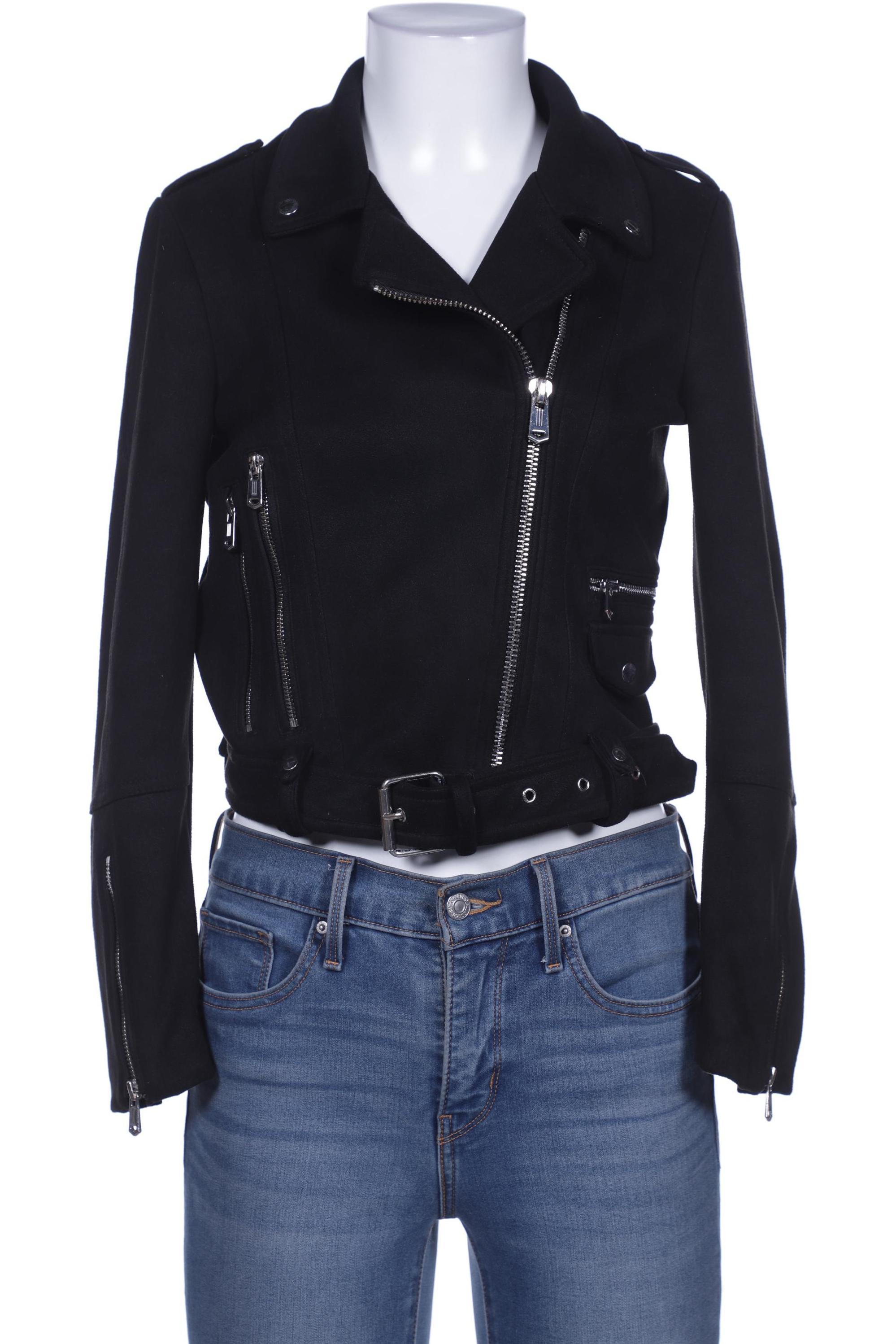 

ZARA Damen Jacke, schwarz