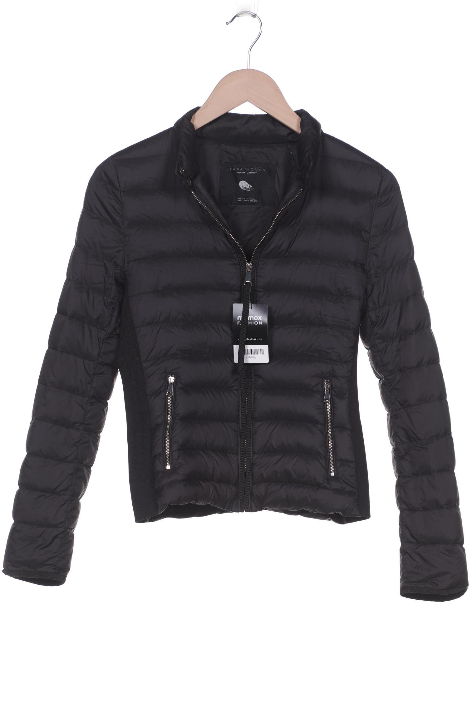 

ZARA Damen Jacke, schwarz