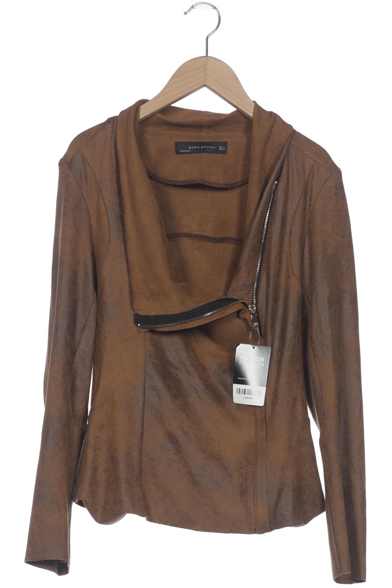 

Zara Damen Jacke, braun, Gr. 42