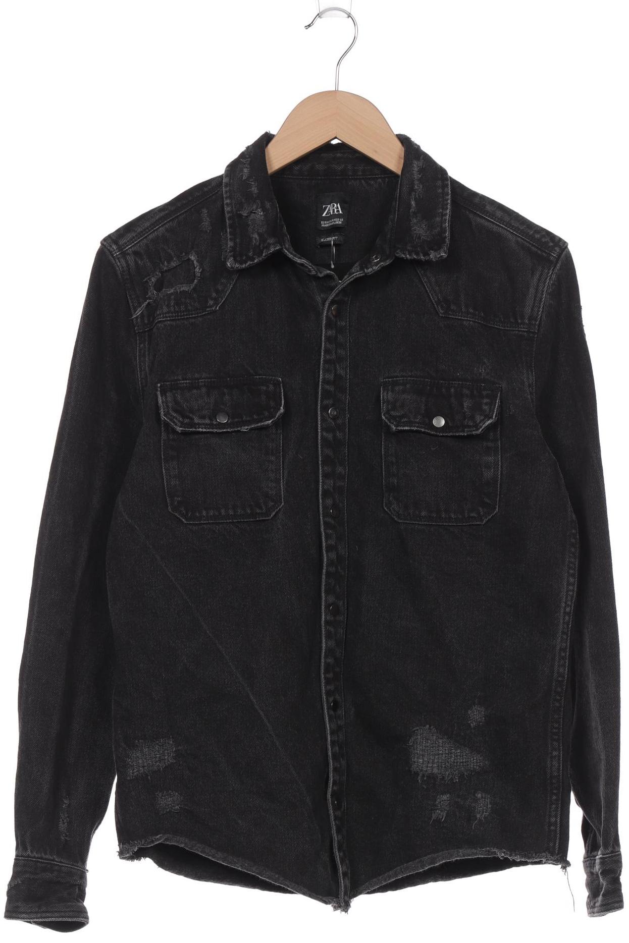 

ZARA Damen Jacke, schwarz