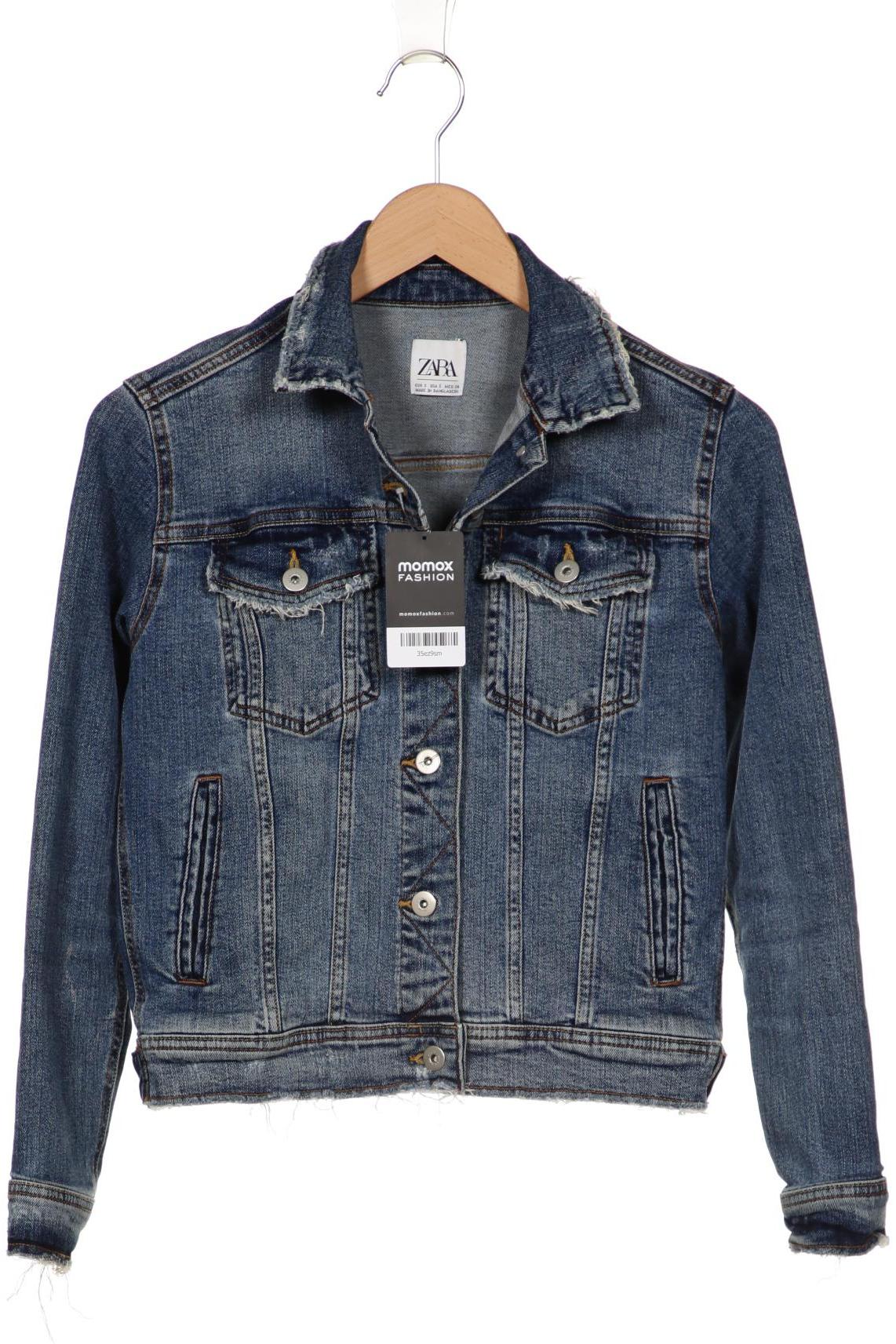 

ZARA Damen Jacke, blau