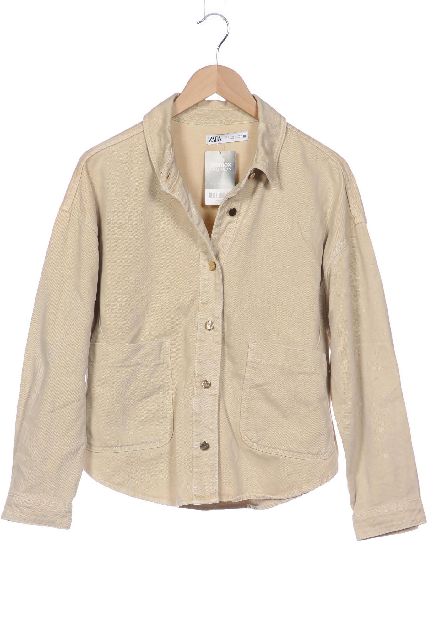 

Zara Damen Jacke, beige, Gr. 42
