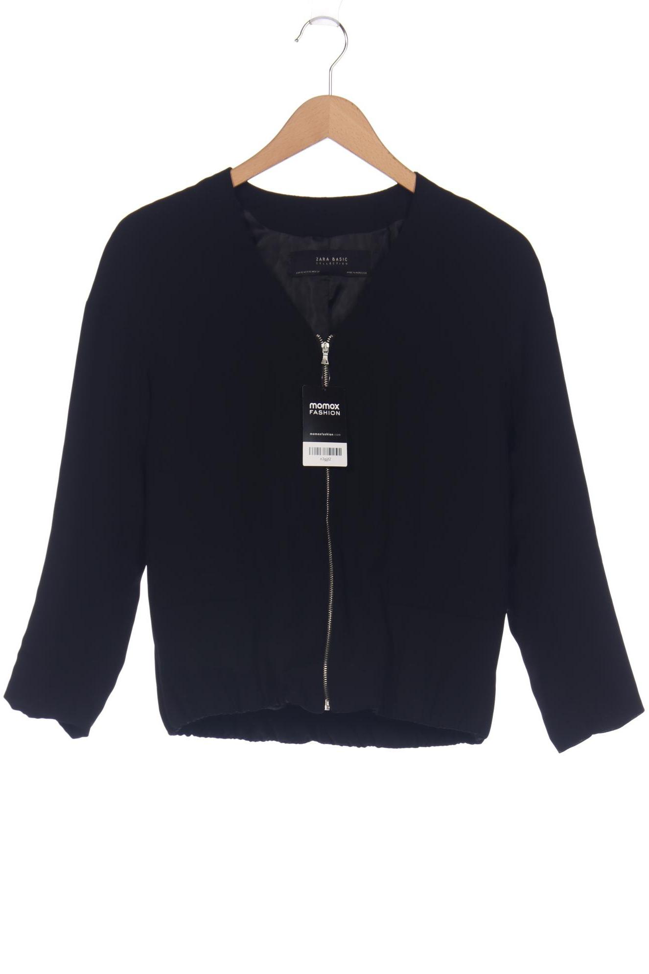 

ZARA Damen Jacke, schwarz