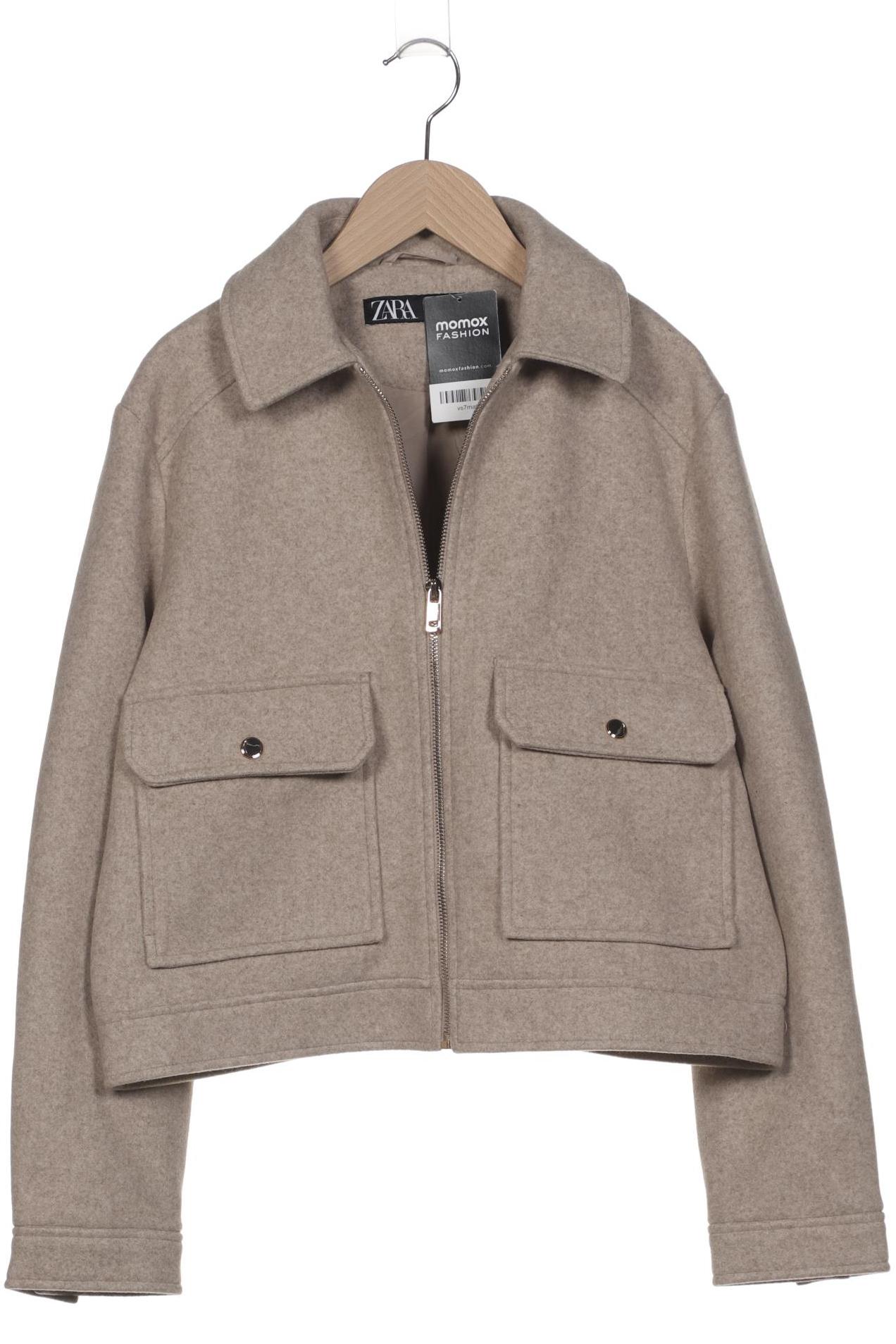 

Zara Damen Jacke, beige, Gr. 42