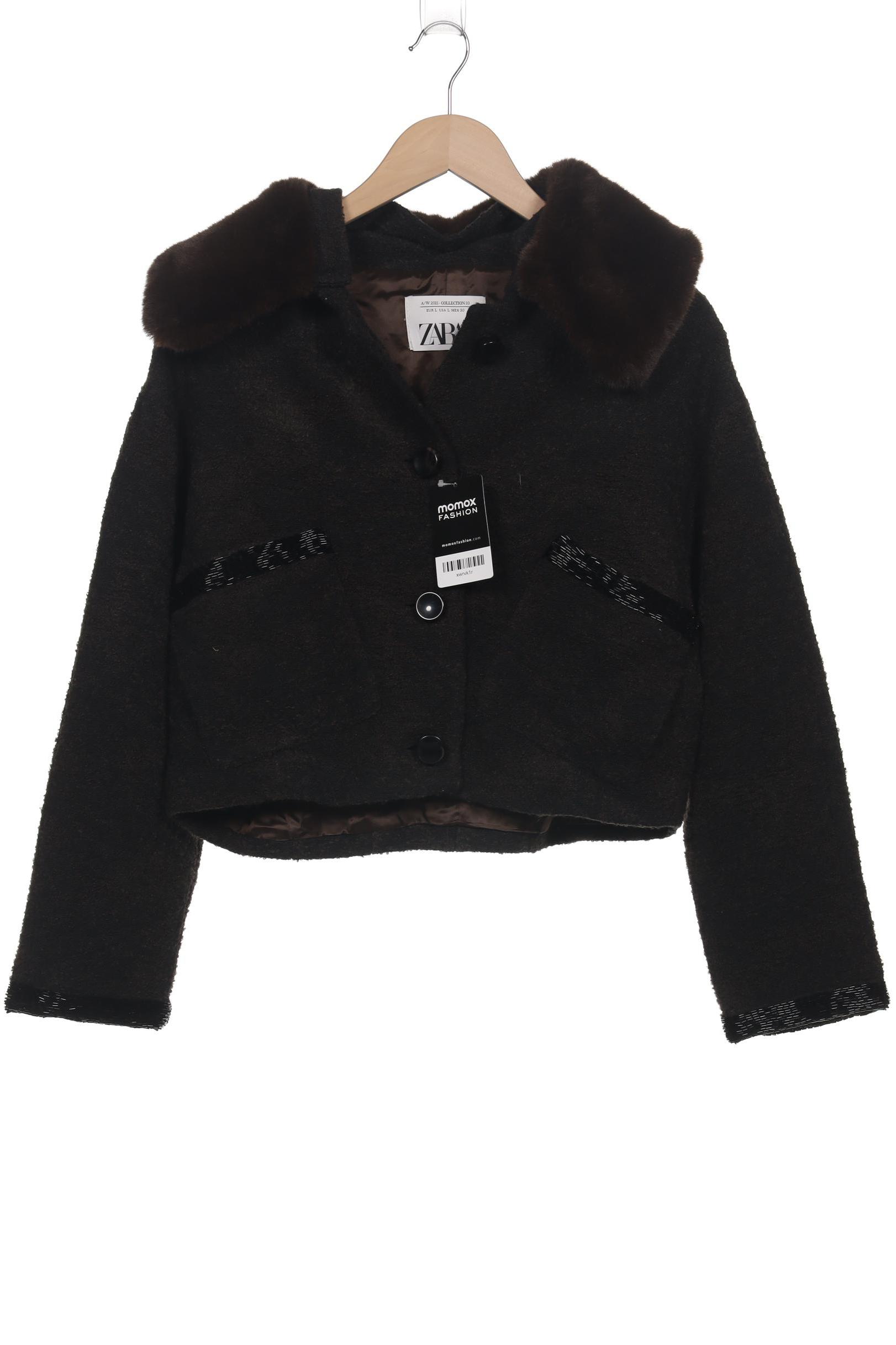 

Zara Damen Jacke, braun, Gr. 42