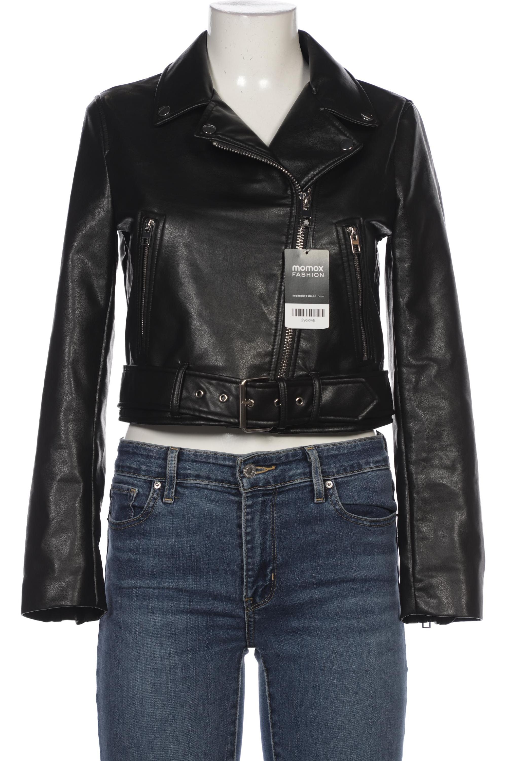 

ZARA Damen Jacke, schwarz