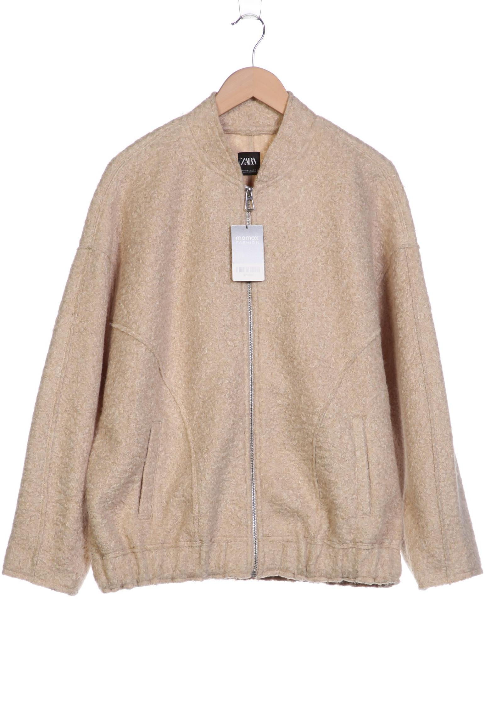 

Zara Damen Jacke, beige, Gr. 38