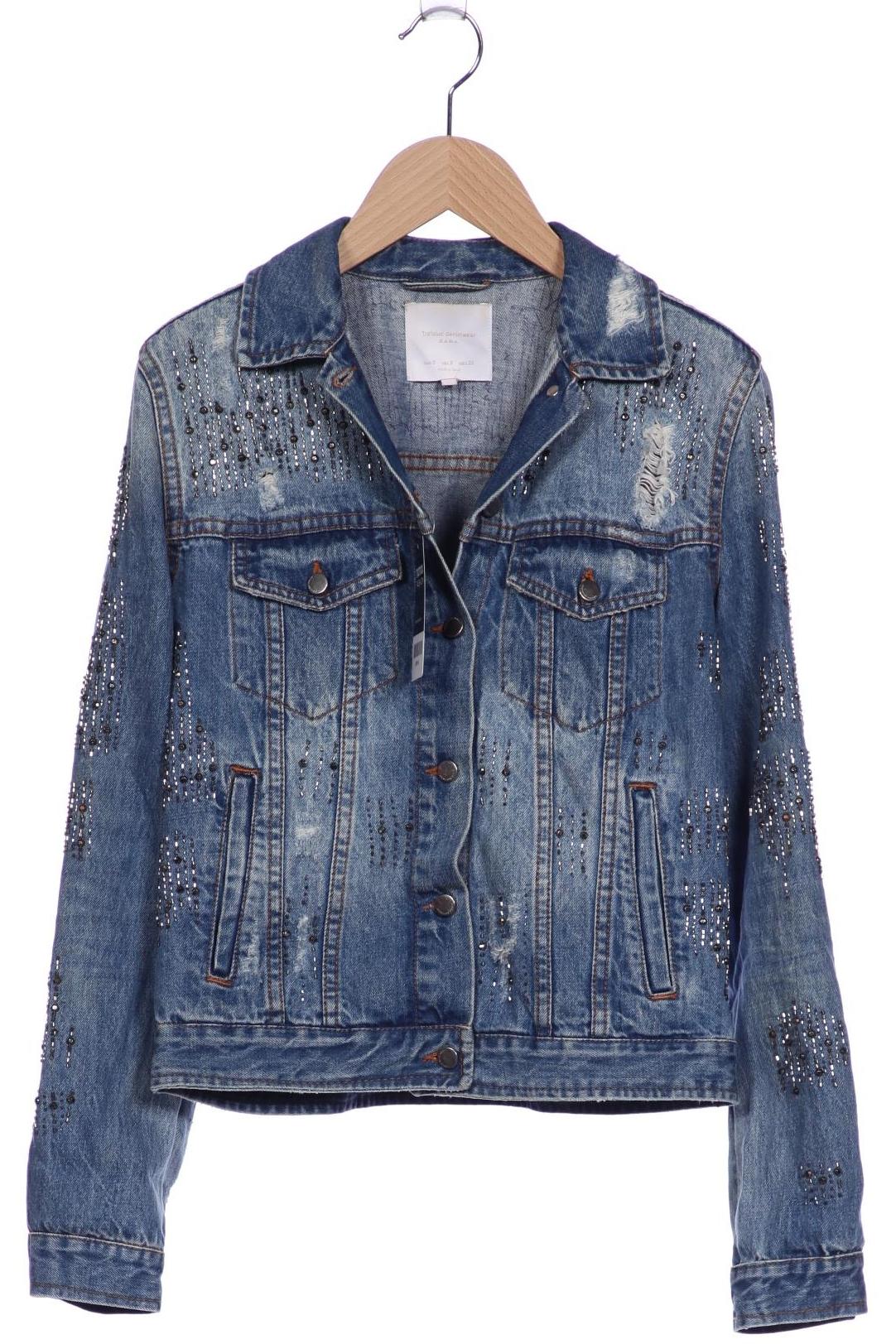 

Zara Damen Jacke, blau, Gr. 36